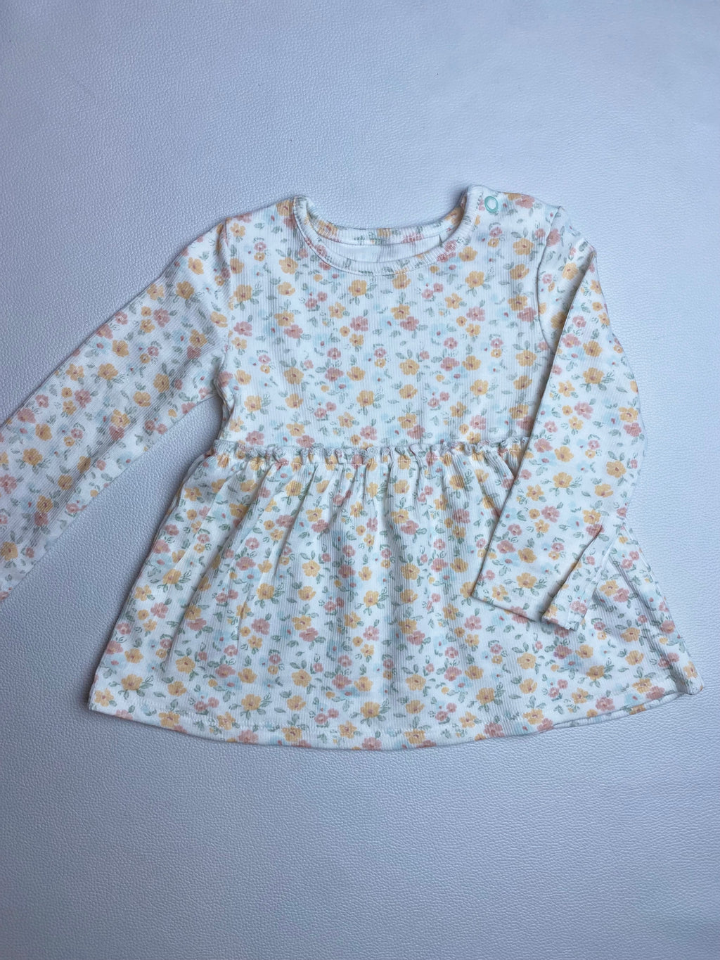 RIBBED FLORAL | FROCK