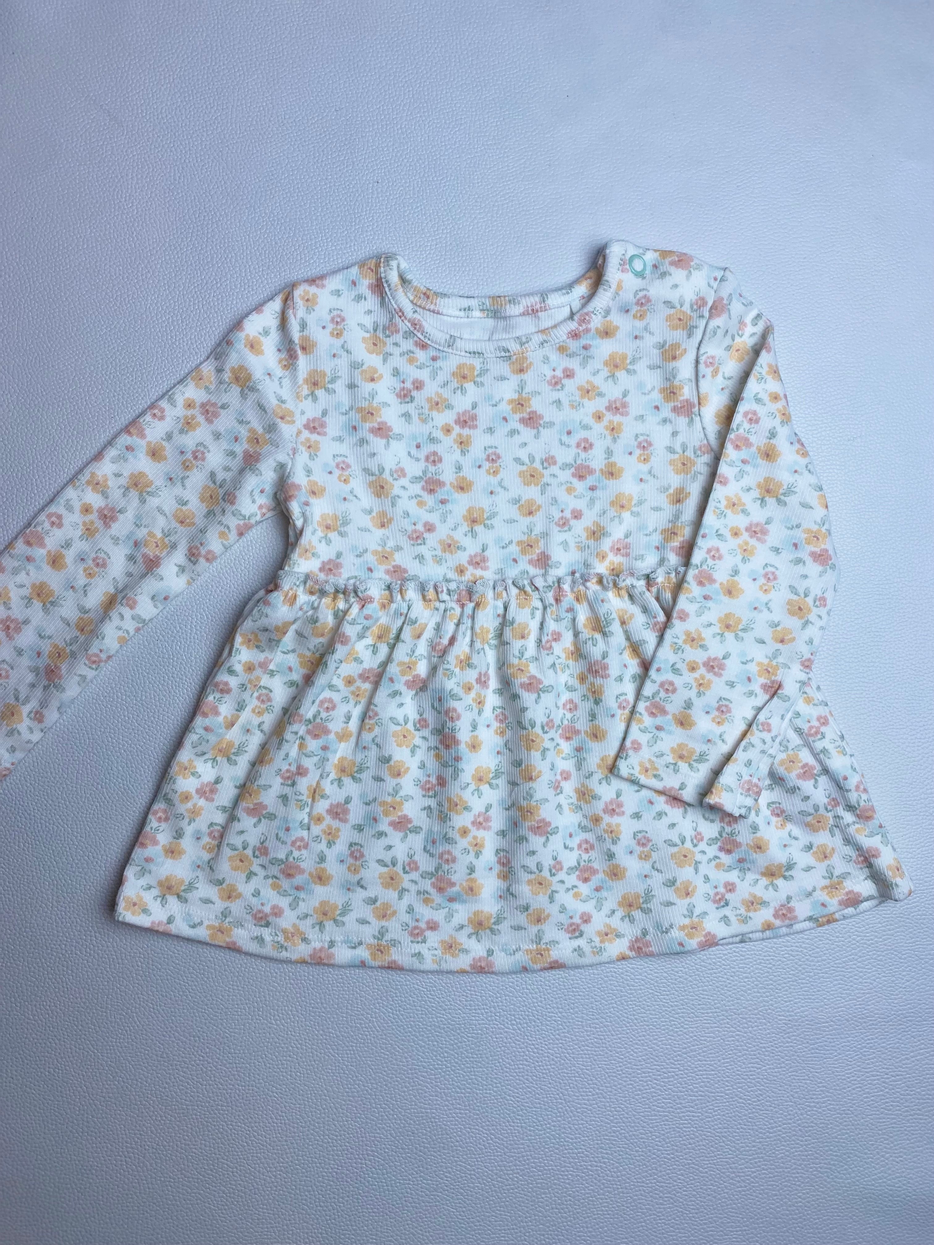 RIBBED FLORAL | FROCK