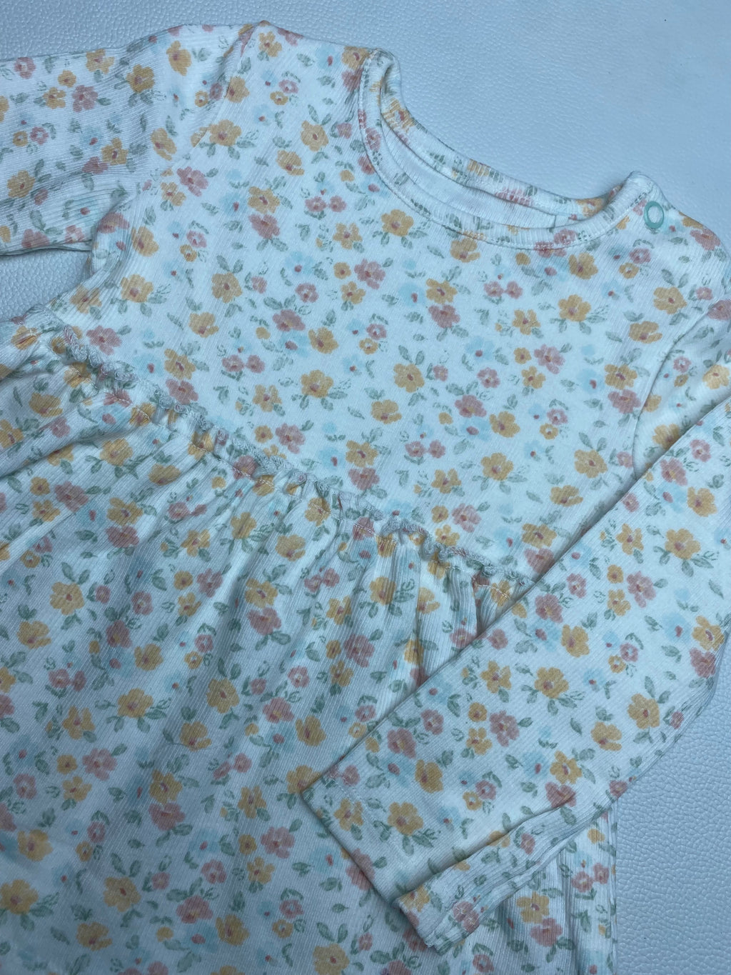 RIBBED FLORAL | FROCK