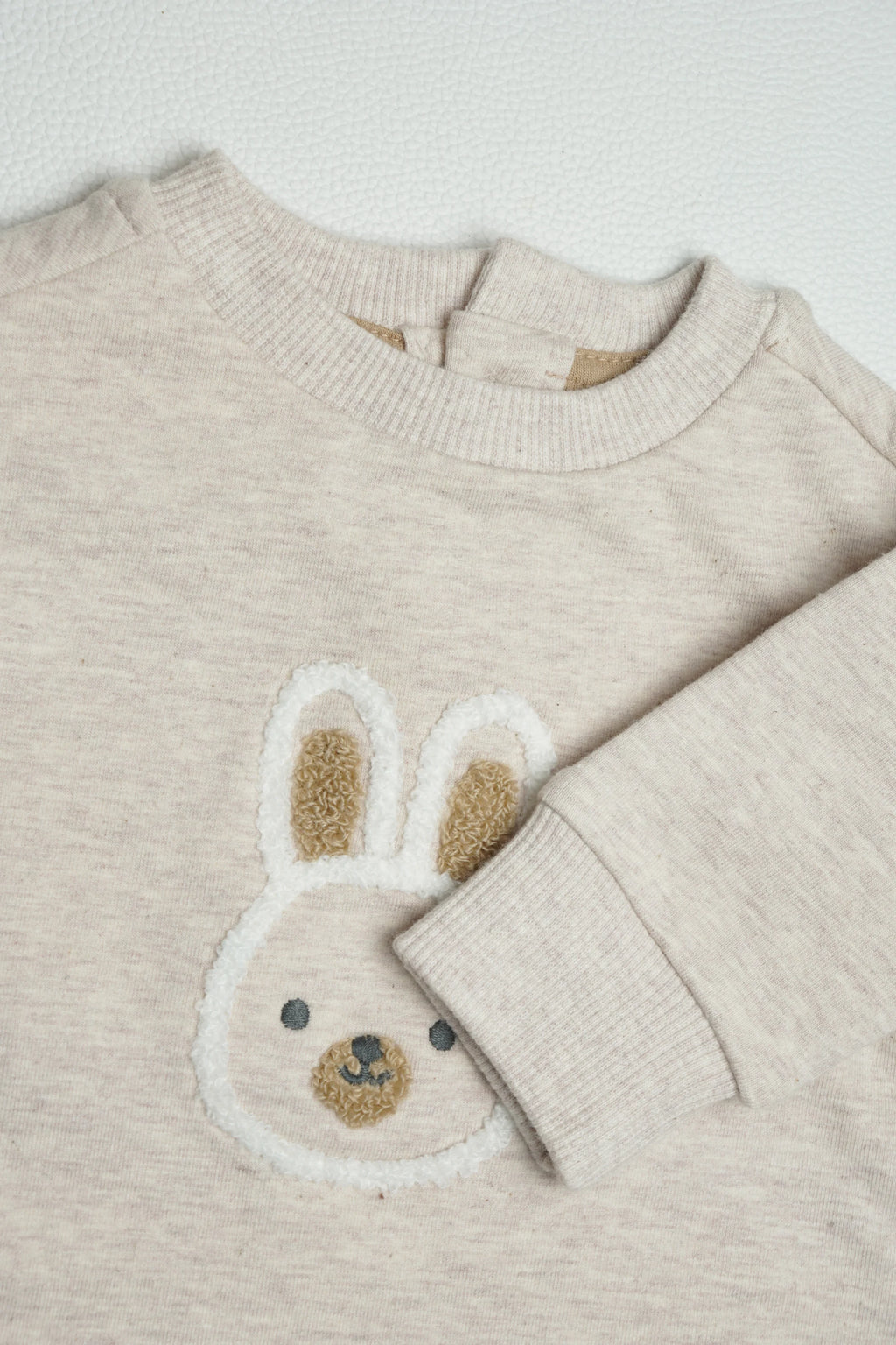Bunny Cream Fleece | Jumpsuit | A000004