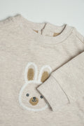 Bunny Cream Fleece | Jumpsuit | A000004