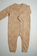 Teddy Brown Fleece | Jumpsuit | A000005