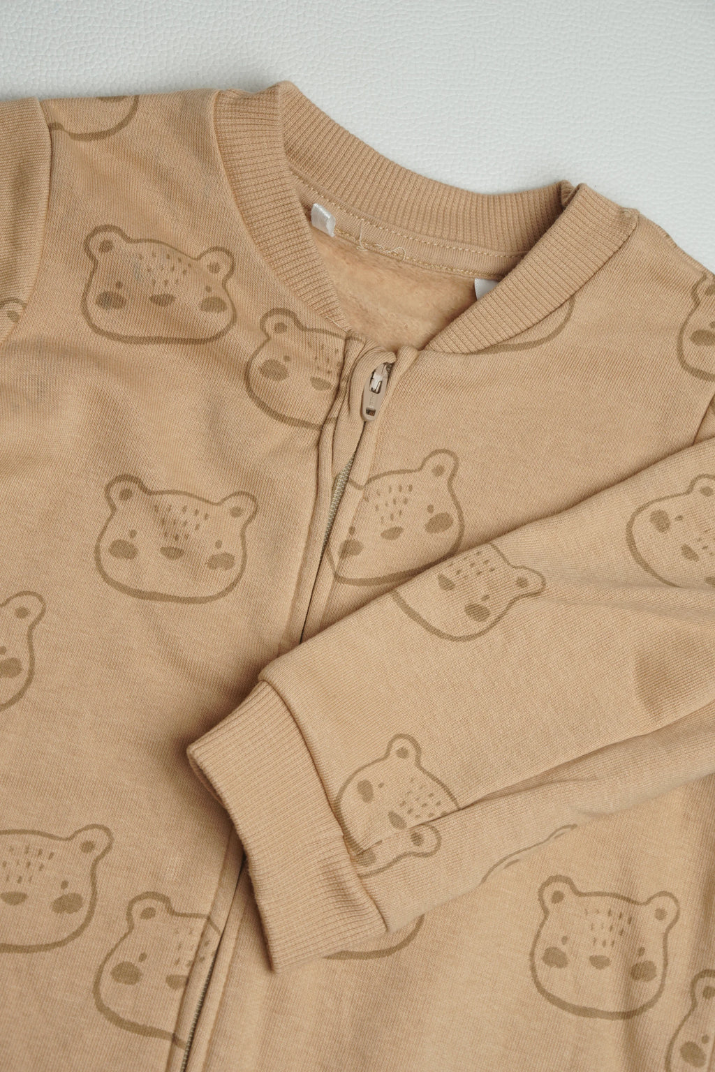Teddy Brown Fleece | Jumpsuit | A000005