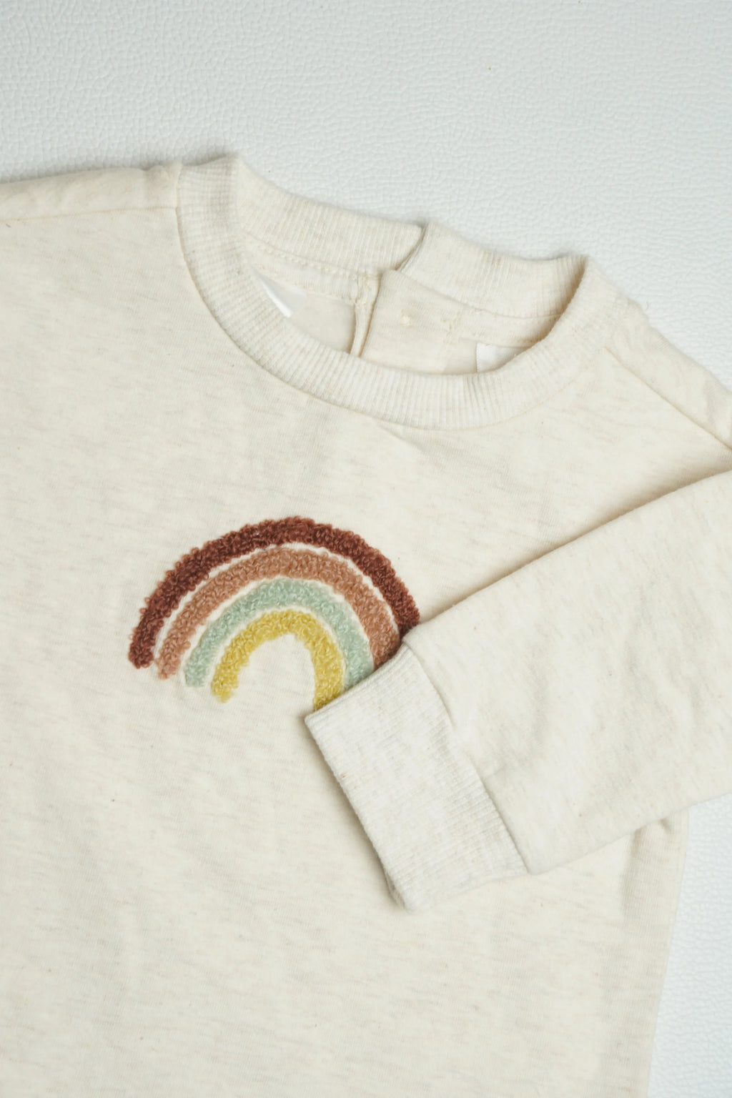 Rainbow Cream Fleece | Jumpsuit | A000006