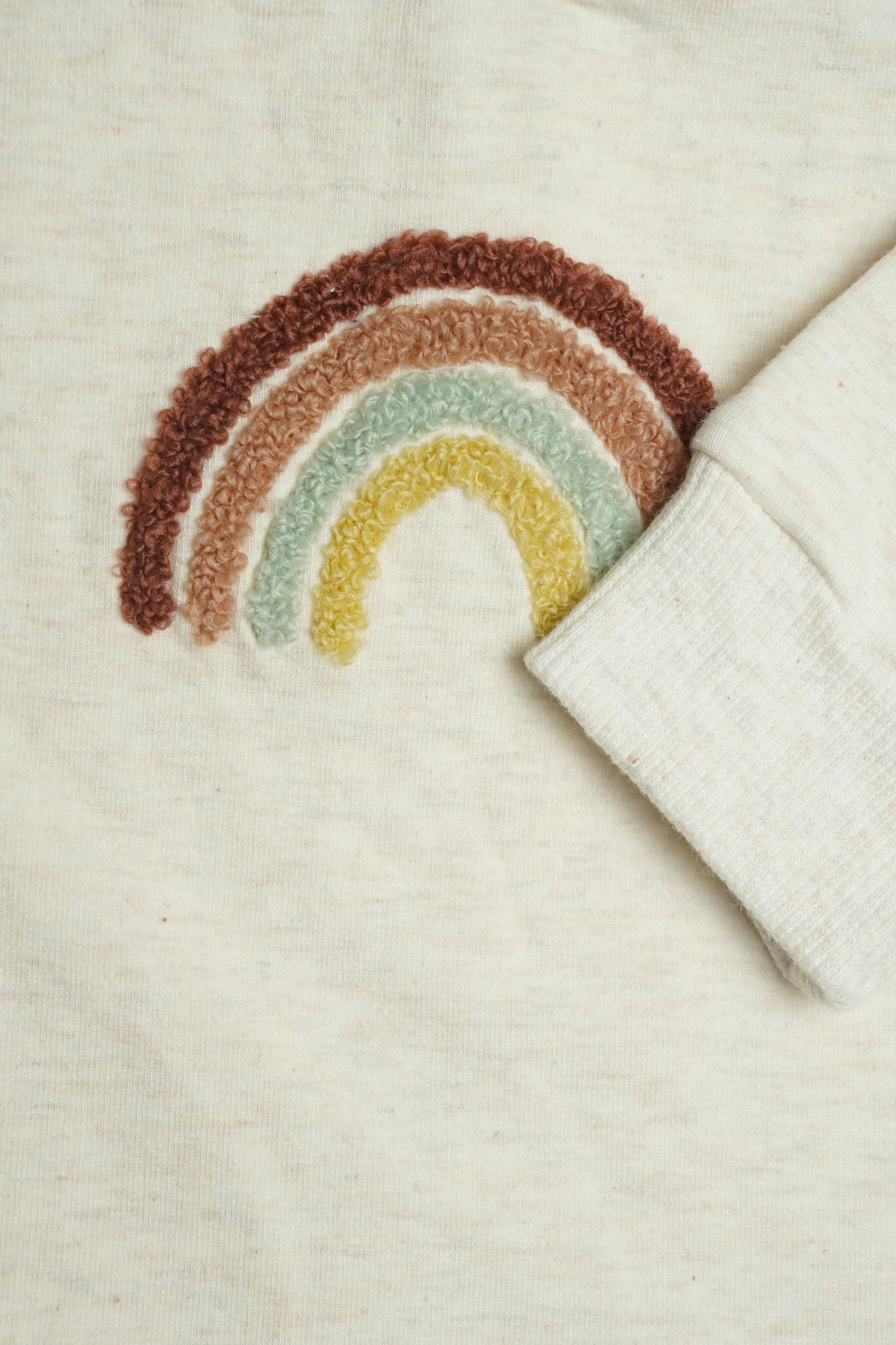 Rainbow Cream Fleece | Jumpsuit | A000006