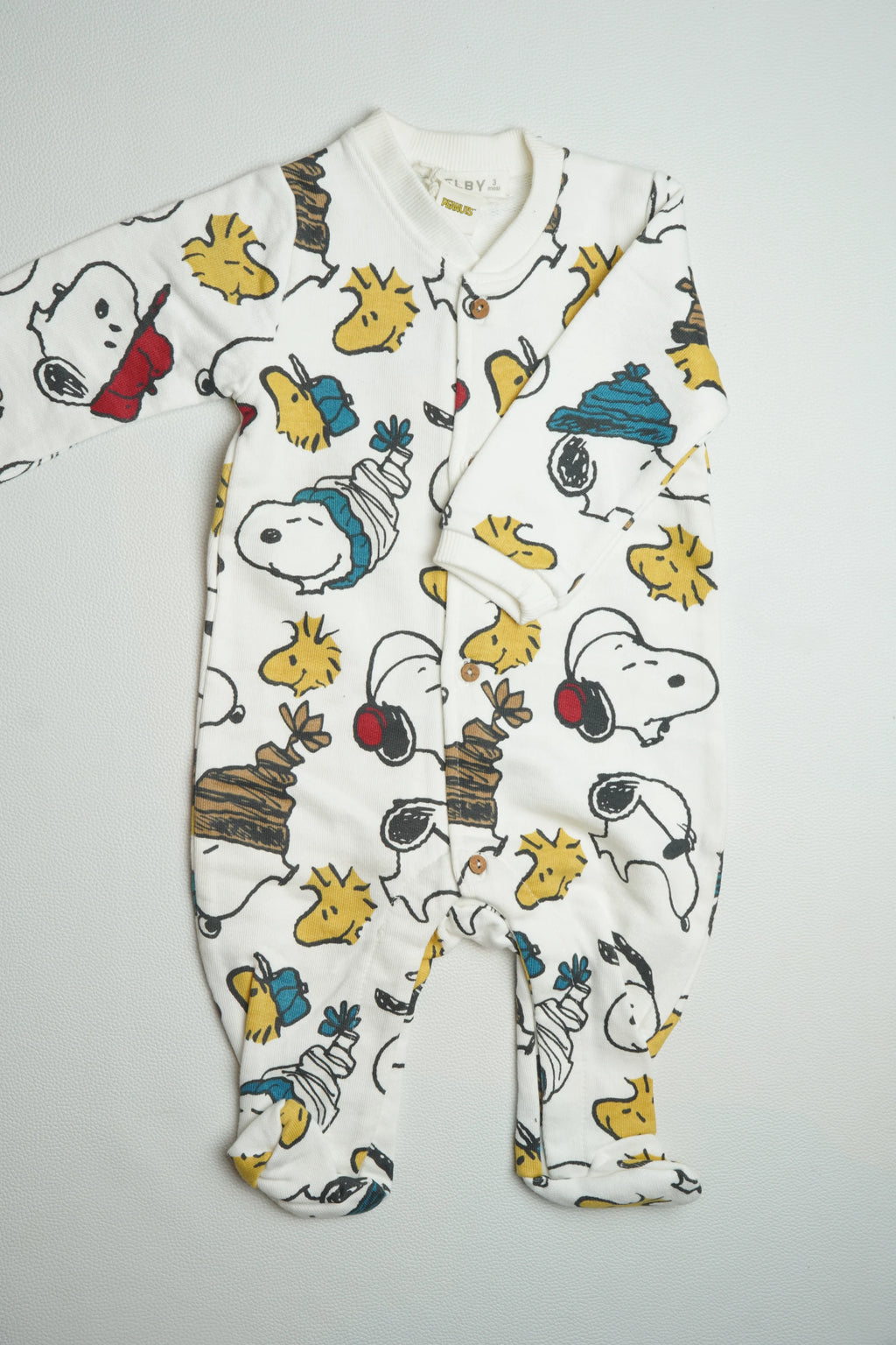 Puppy White Fleece | Jumpsuit | A000008