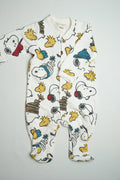Puppy White Fleece | Jumpsuit | A000008