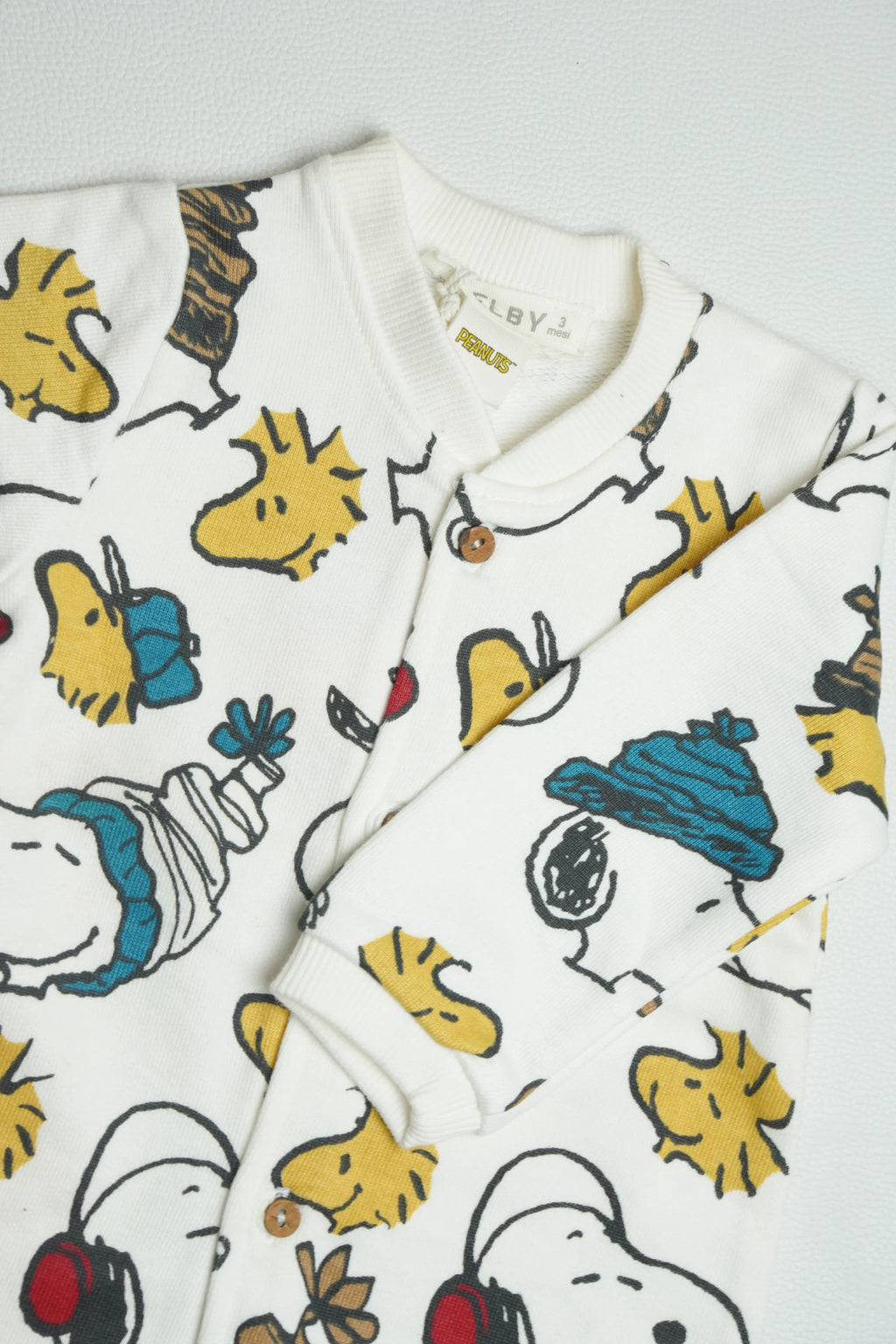Puppy White Fleece | Jumpsuit | A000008
