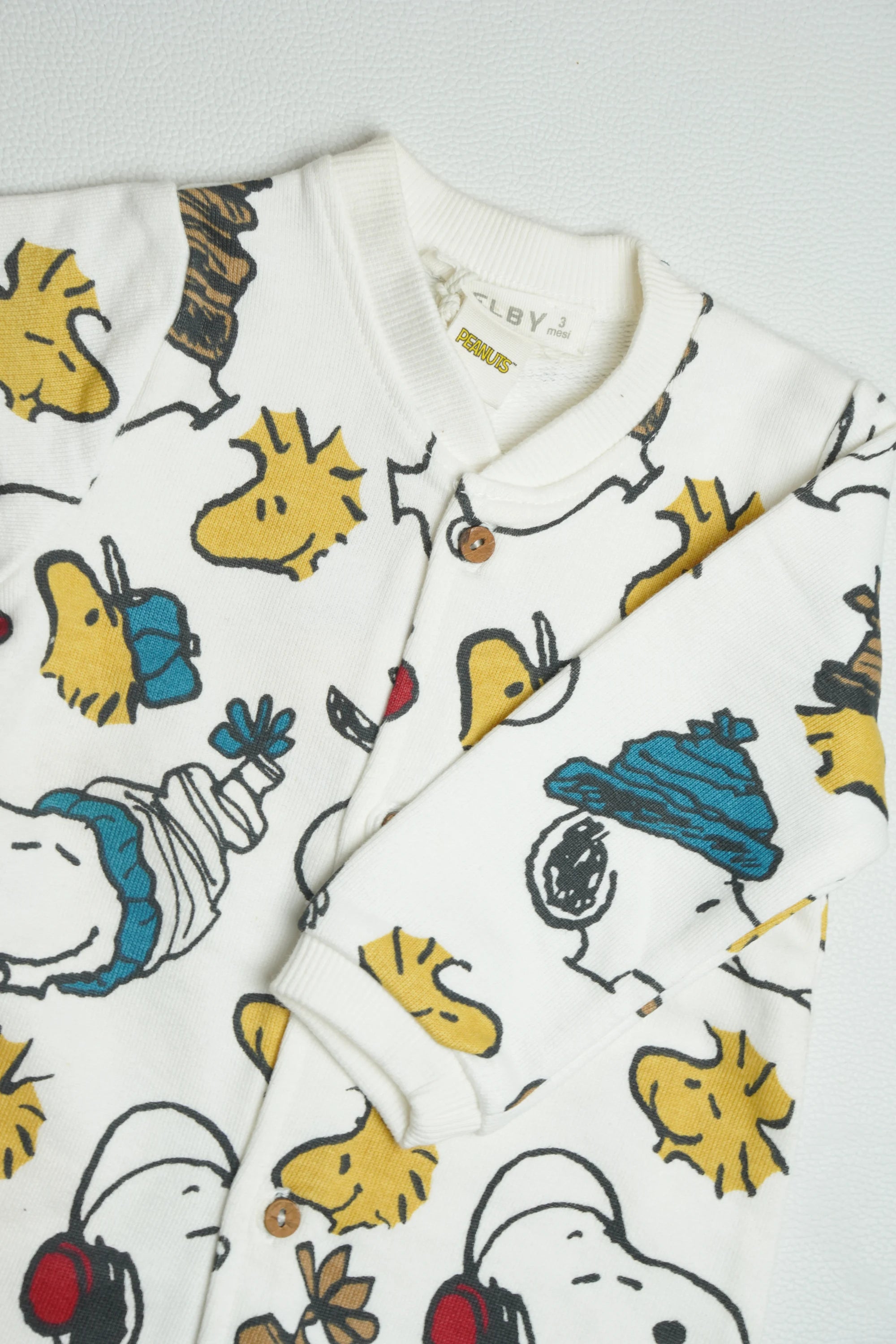 Puppy White Fleece | Jumpsuit | A000008