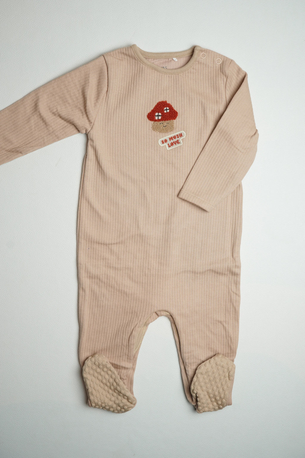 Mashroom Brown Fleece | Jumpsuit | A000010
