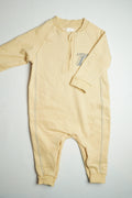 Zip Pastel Yellow Fleece | Jumpsuit | A000012