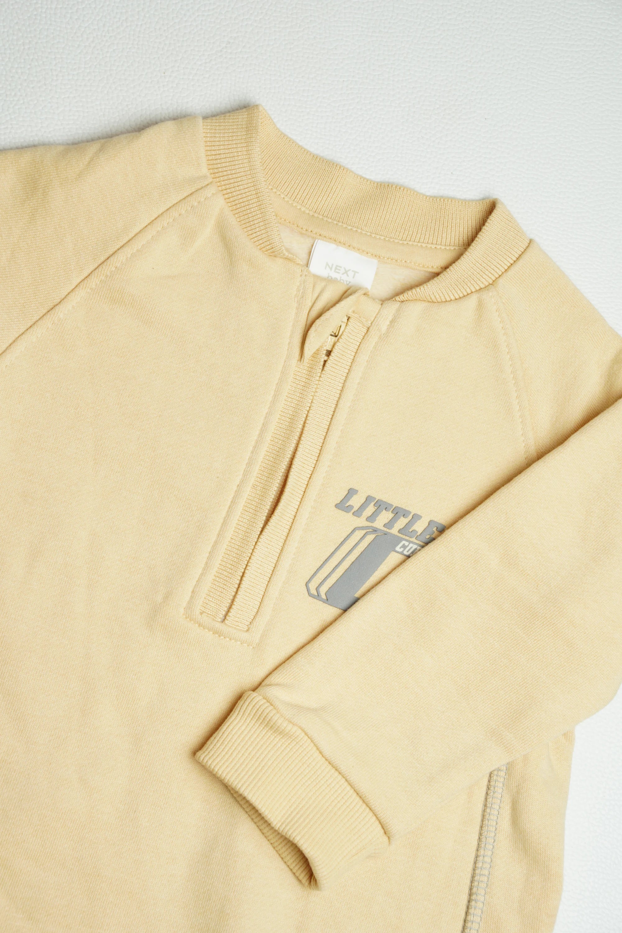 Zip Pastel Yellow Fleece | Jumpsuit | A000012