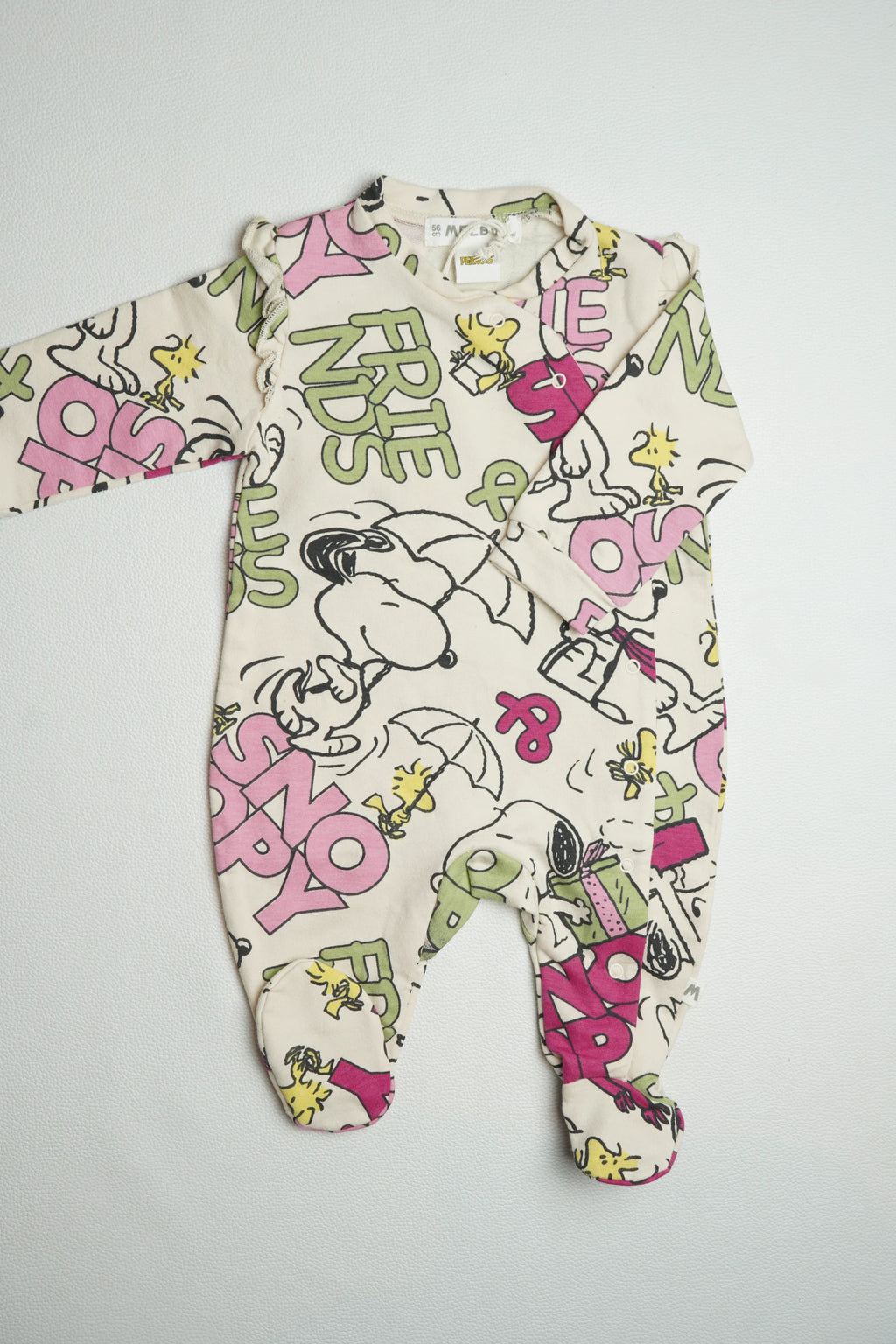 Graffiti Cream Fleece | Jumpsuit | A000016