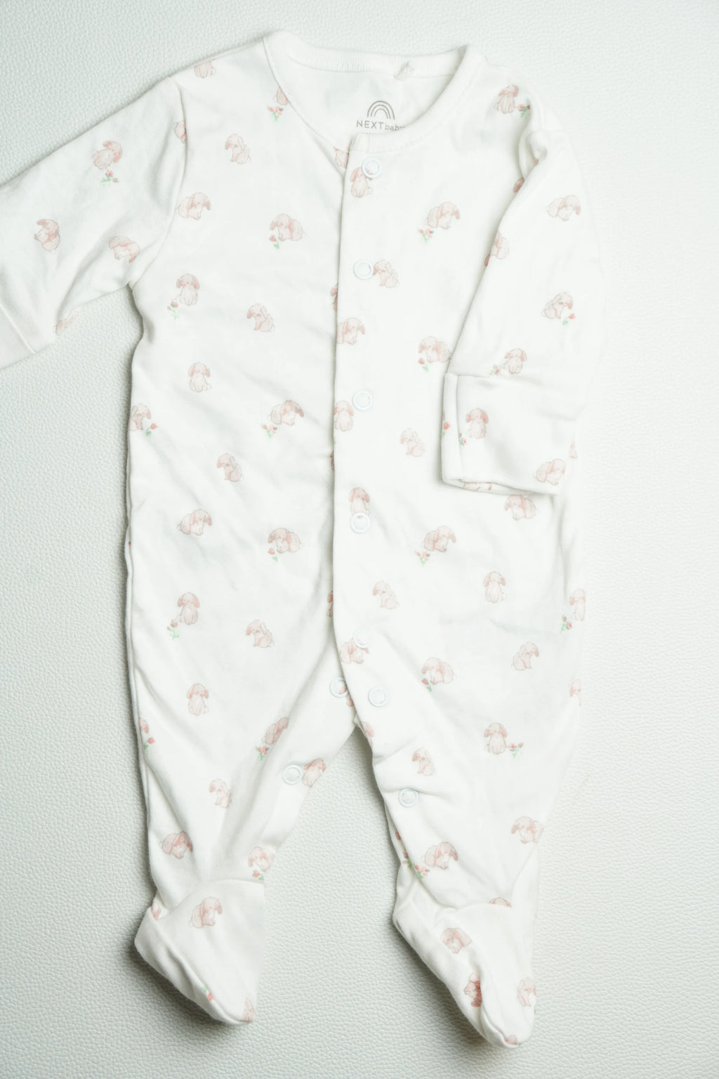 White Pink Puppy | Jumpsuit | A000063