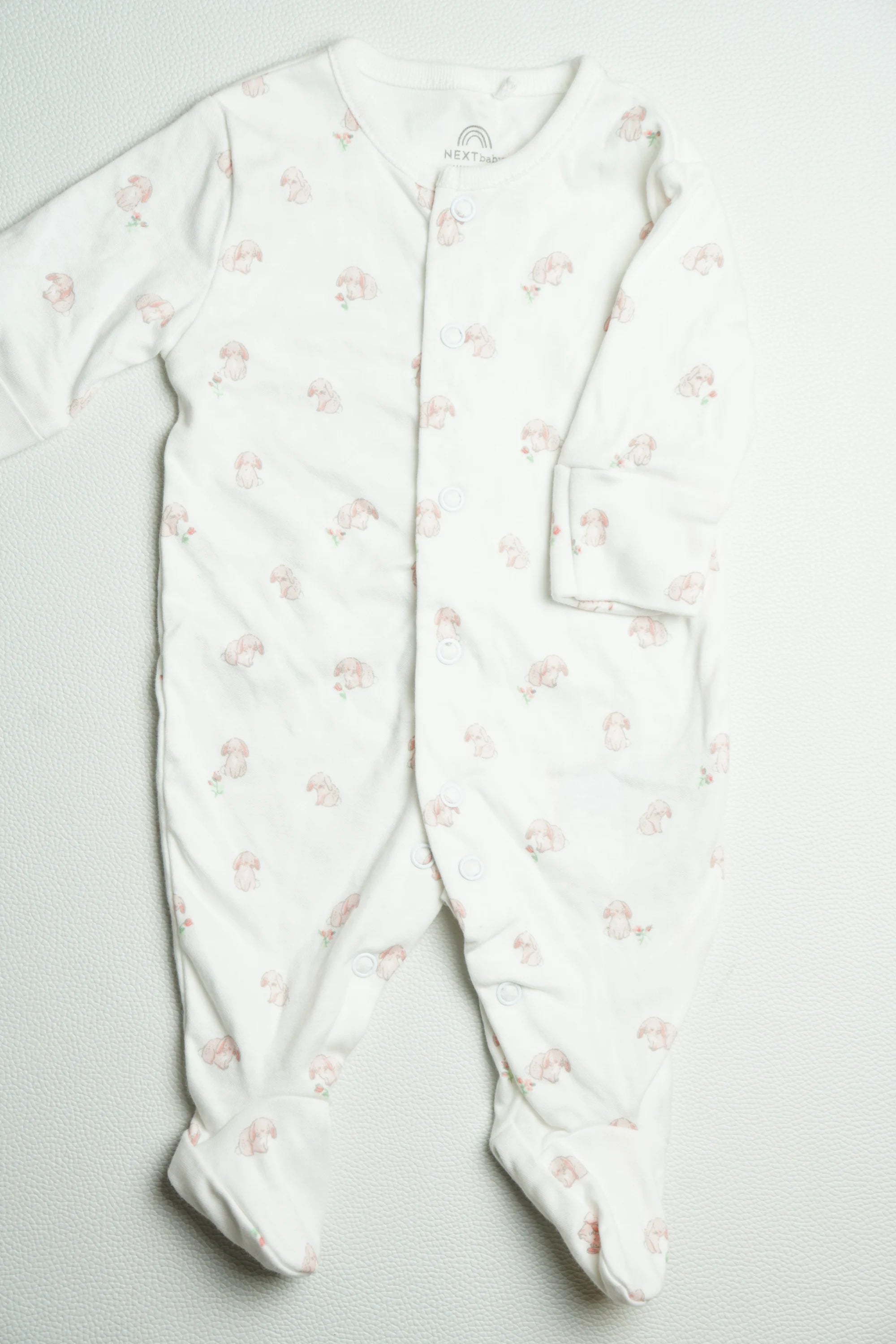 White Pink Puppy | Jumpsuit | A000063