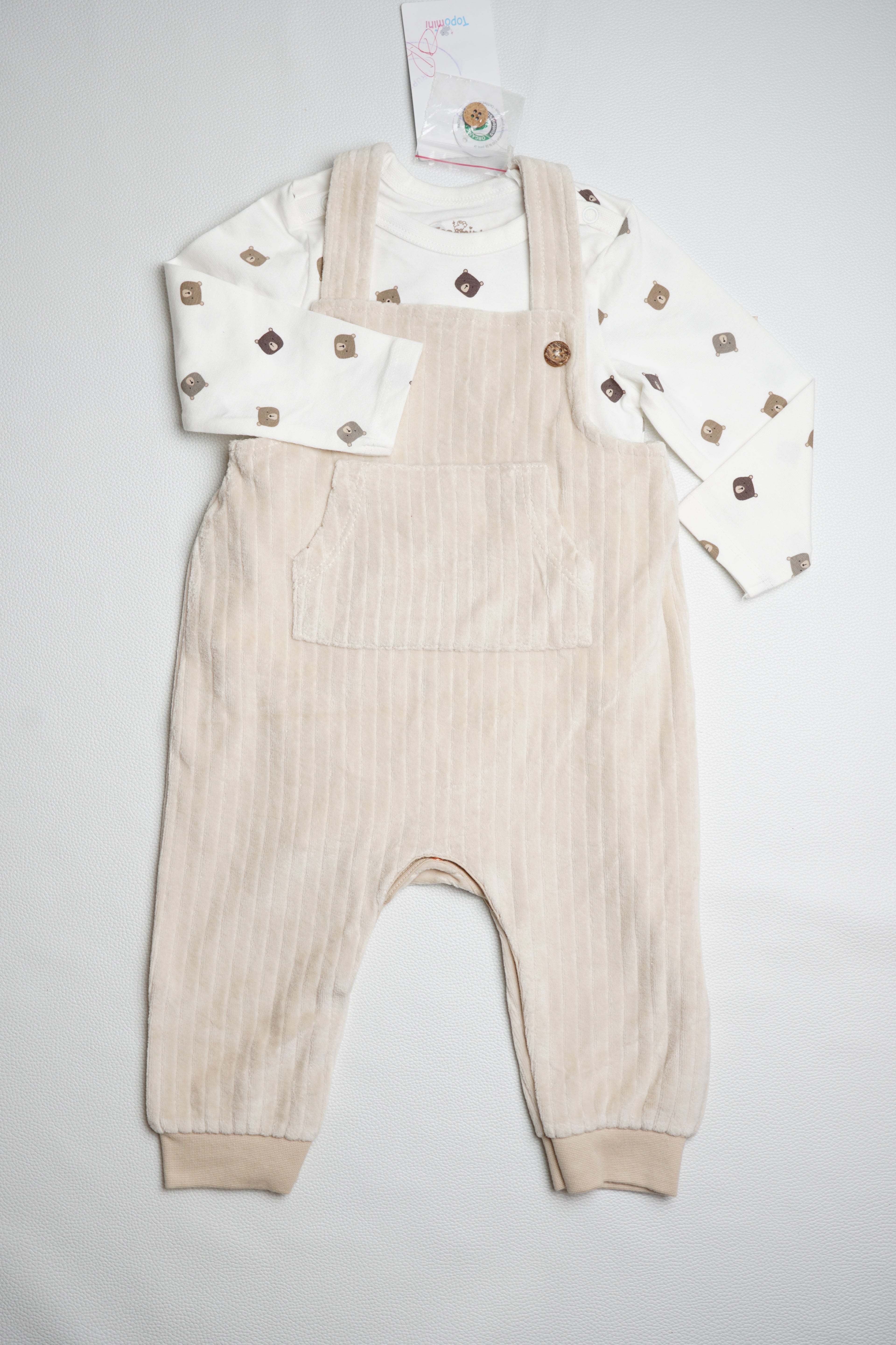 Dungaree Velvet light beige