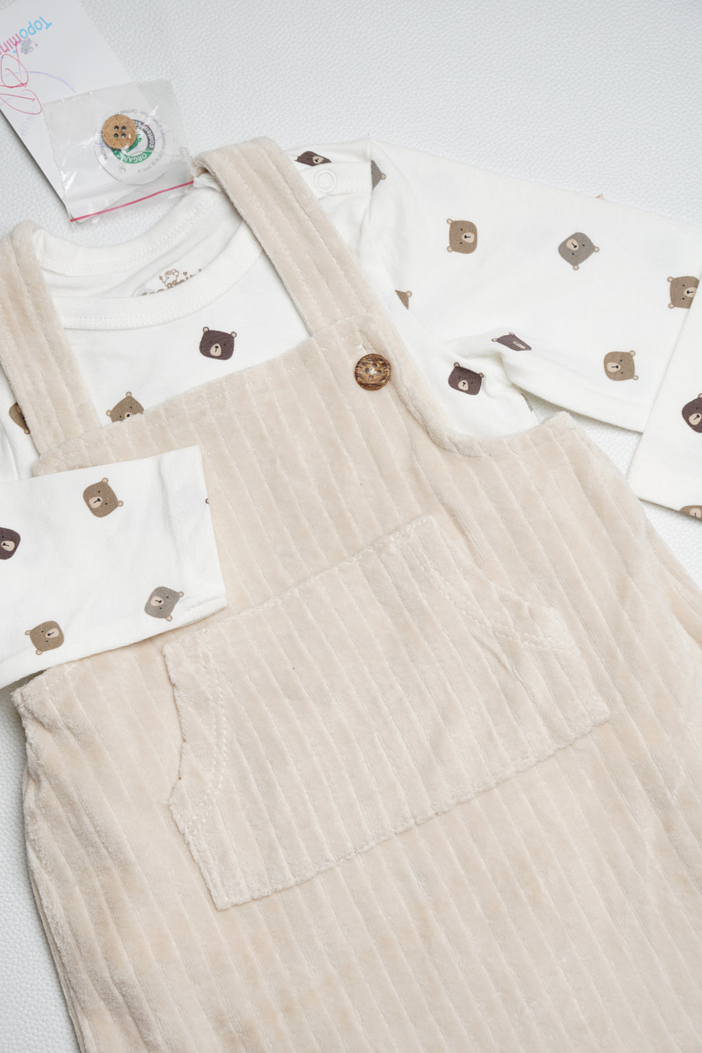 Dungaree Velvet light beige
