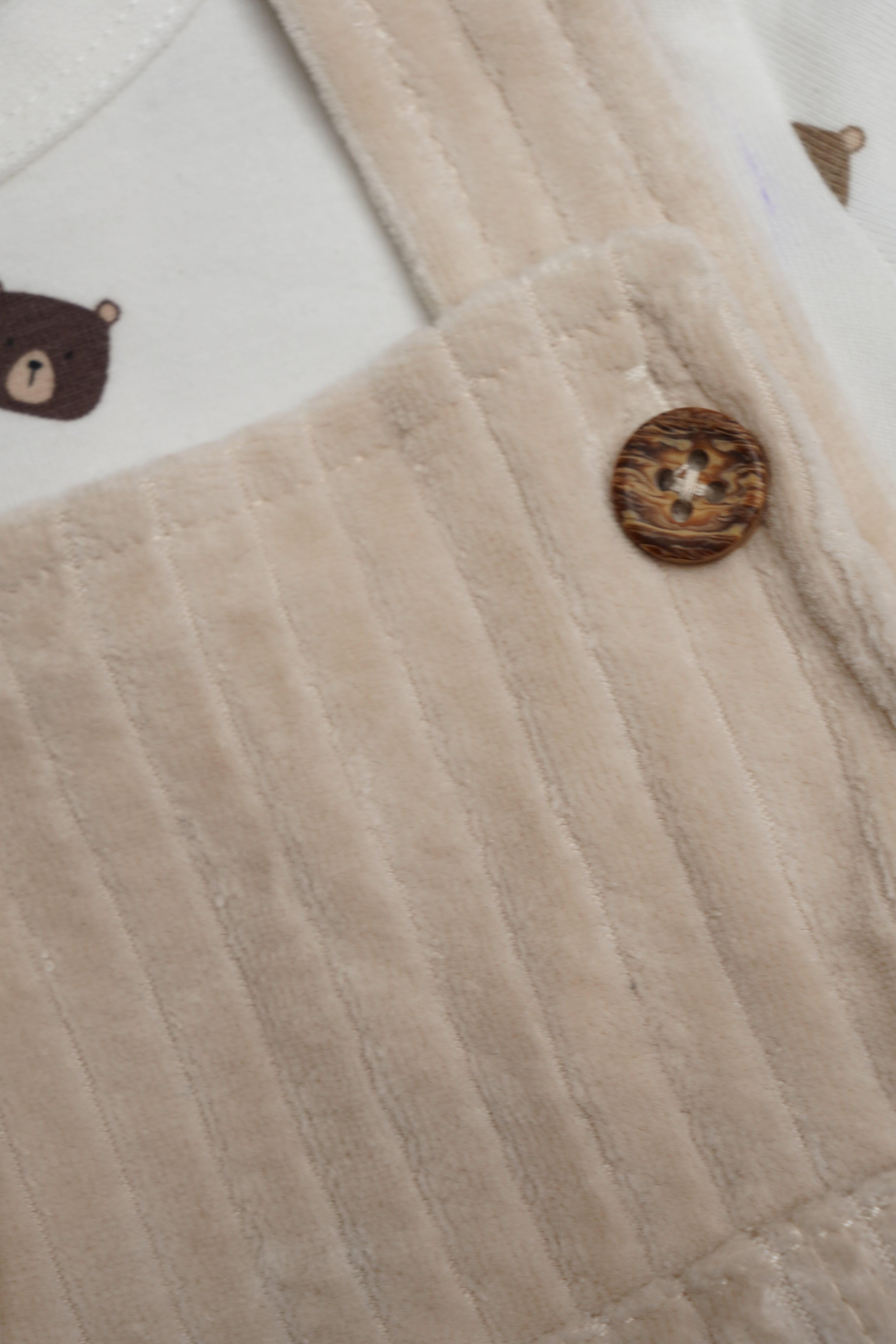 Dungaree Velvet light beige