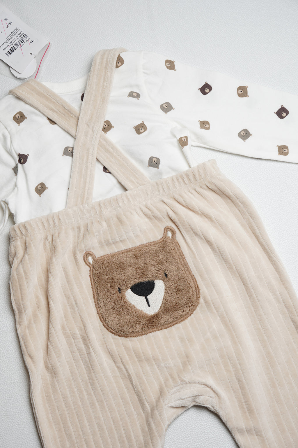Dungaree Velvet light beige