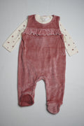 Dungaree Velvet pink