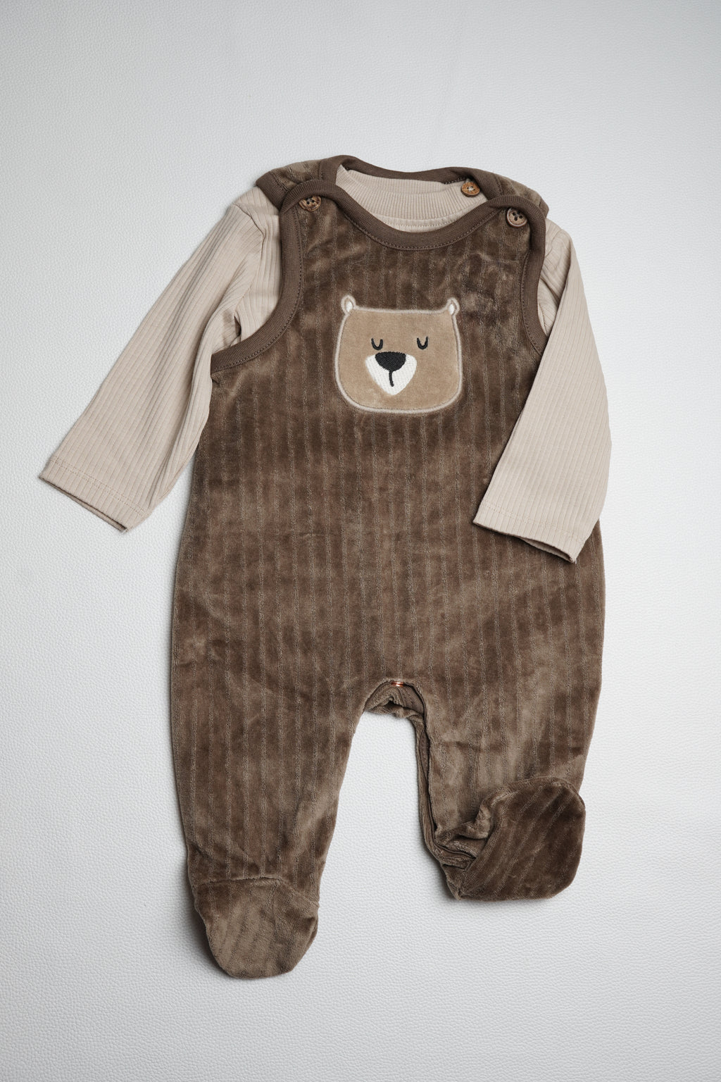 Dungaree Brown velvet