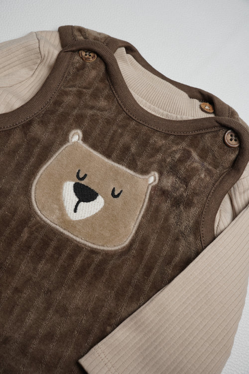 Dungaree Brown velvet