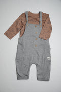 Dungaree Grey & brown