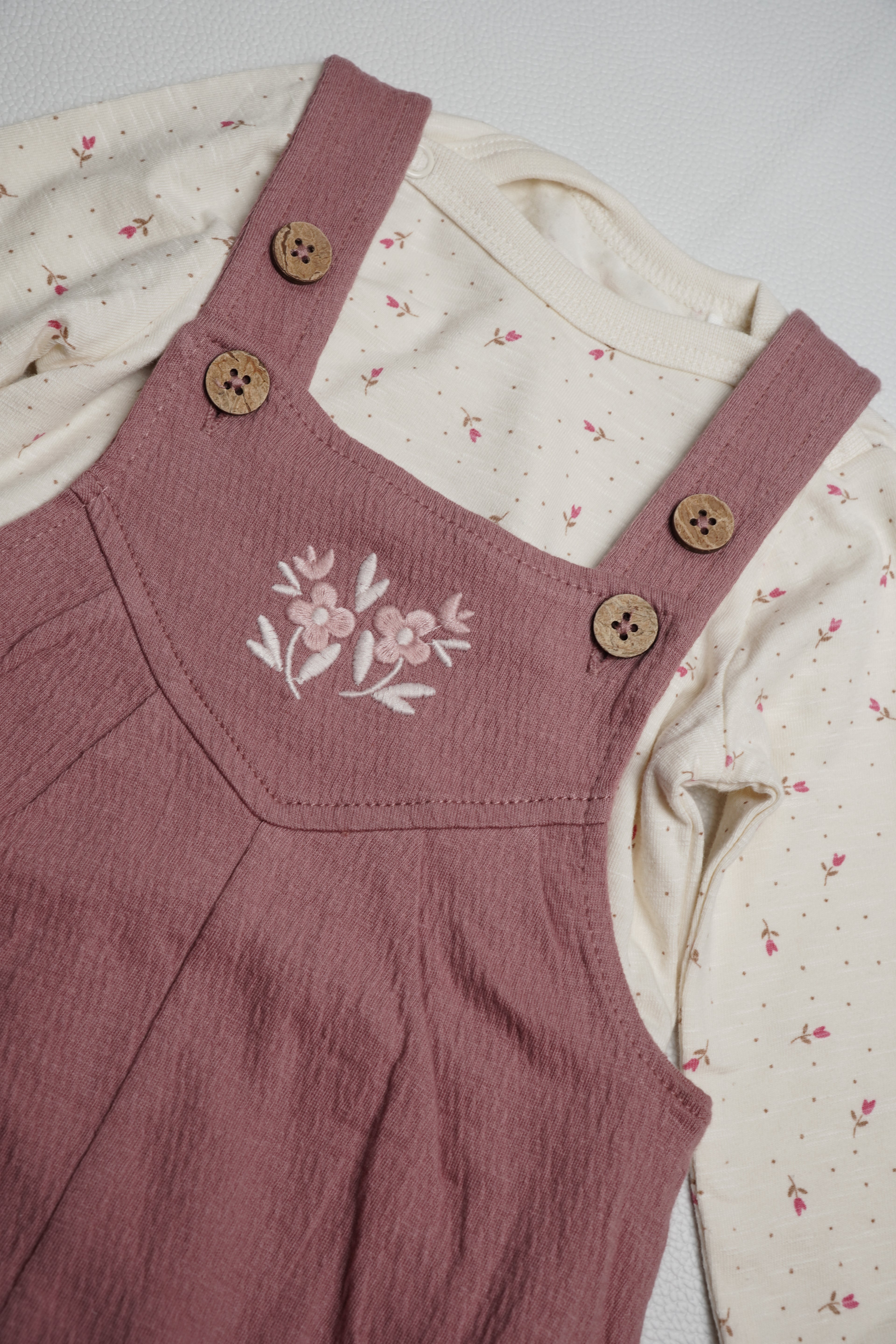 Dungaree Pink baloon style