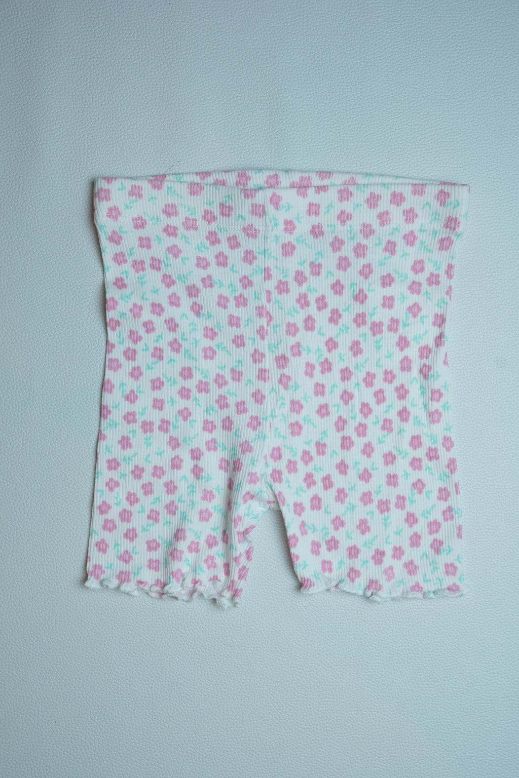 Pink Floral Shorts
