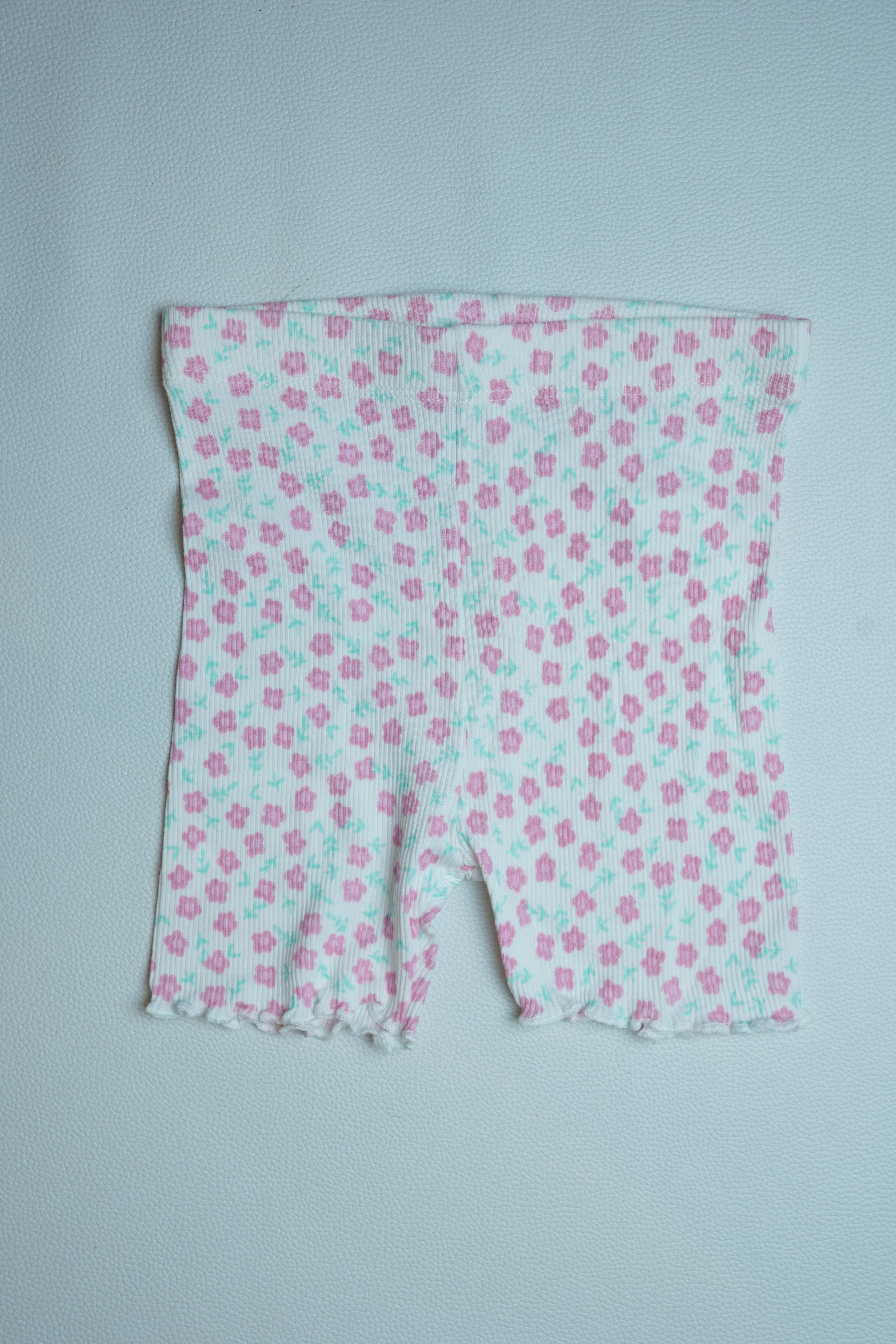 Pink Floral Shorts