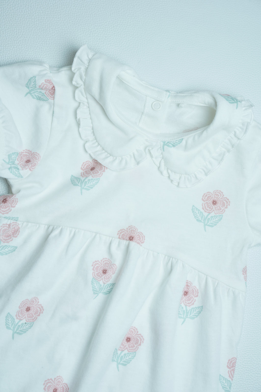 White Floral | Half Jumpsuit
