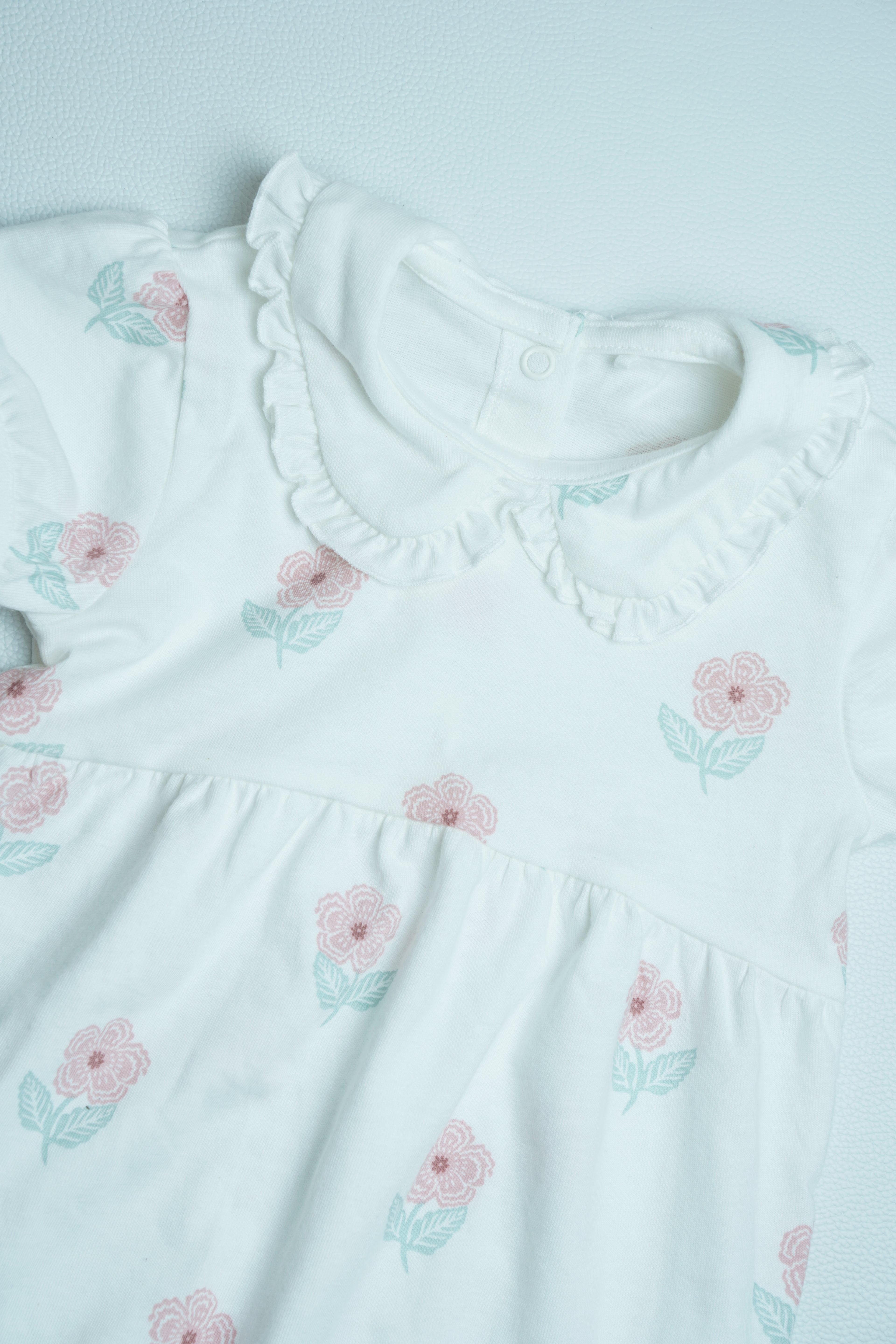 White Floral | Half Jumpsuit