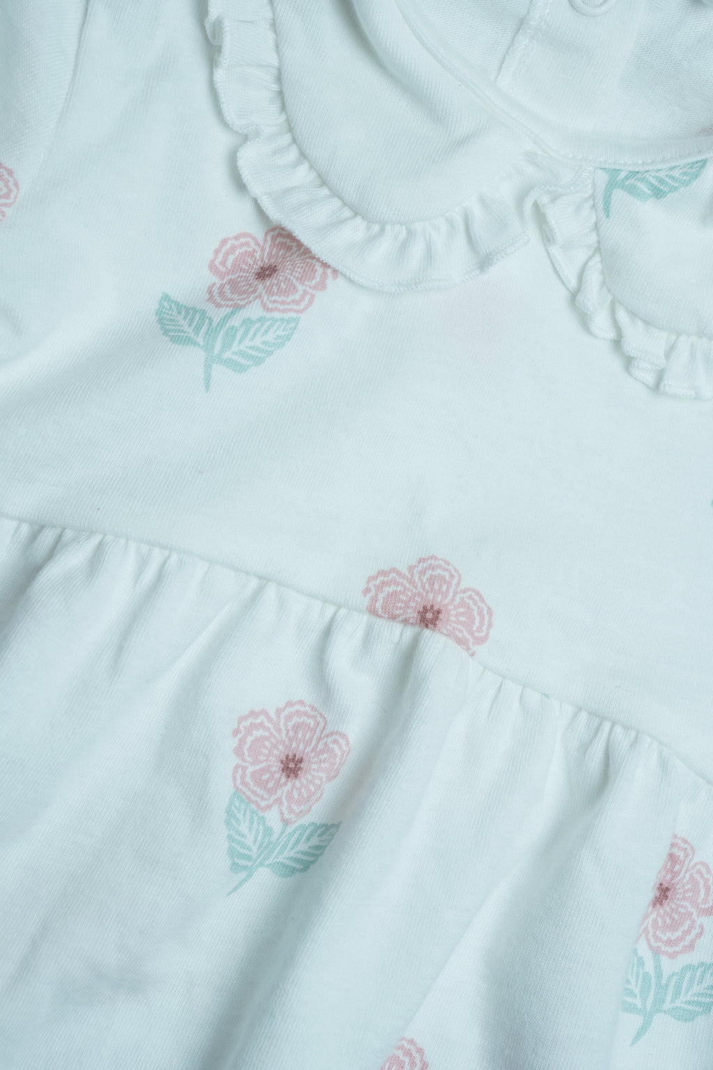White Floral | Half Jumpsuit