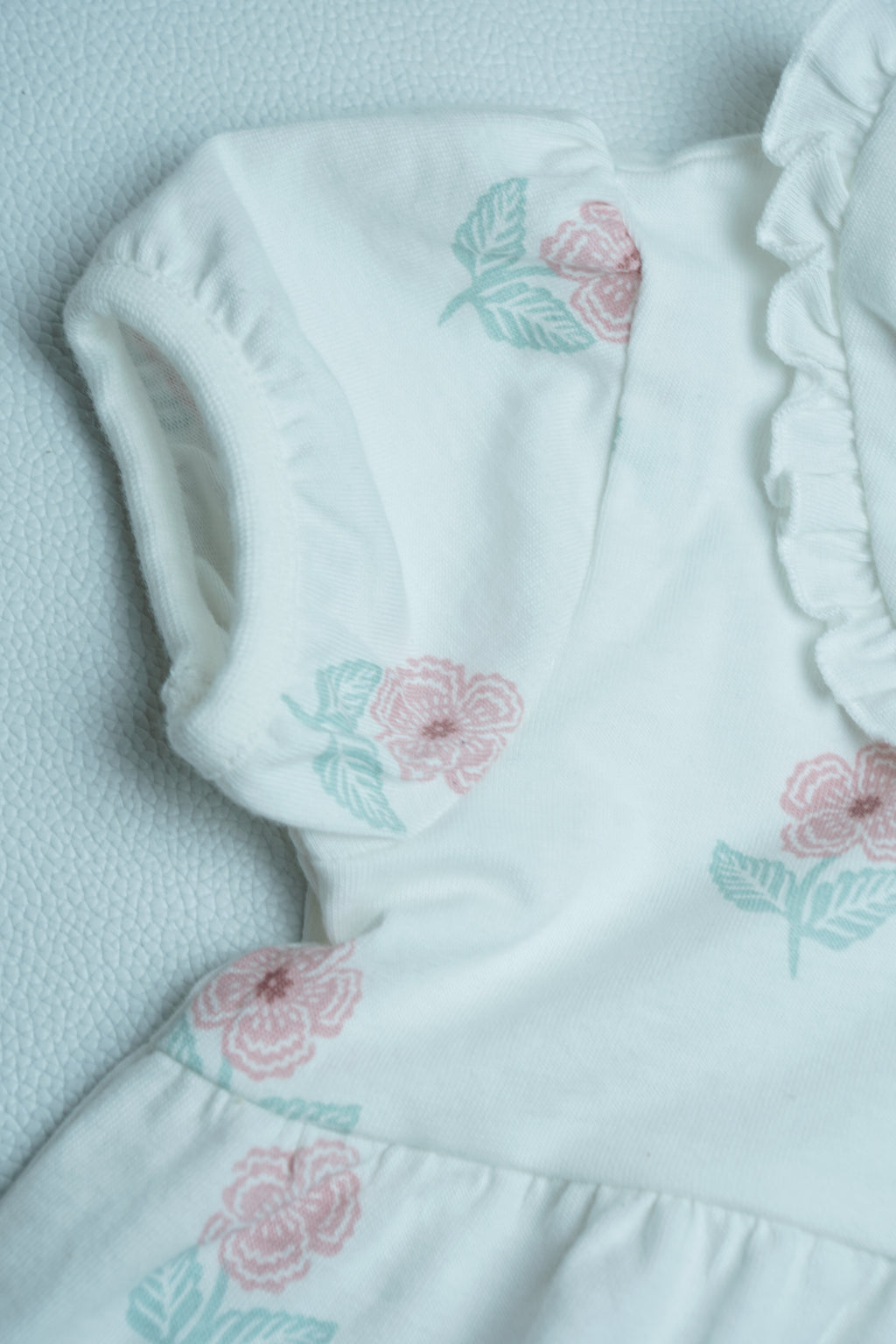 White Floral | Half Jumpsuit