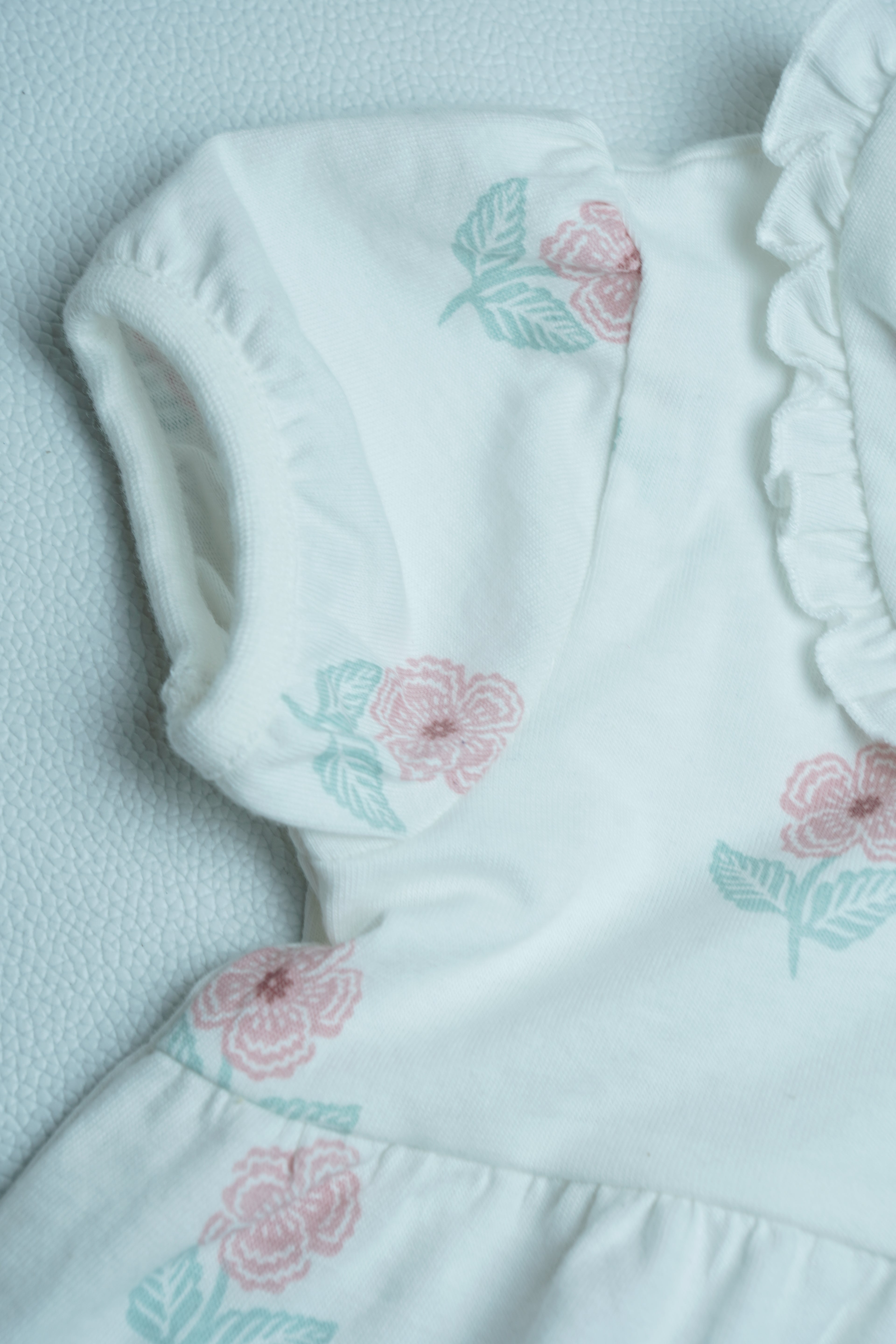 White Floral | Half Jumpsuit