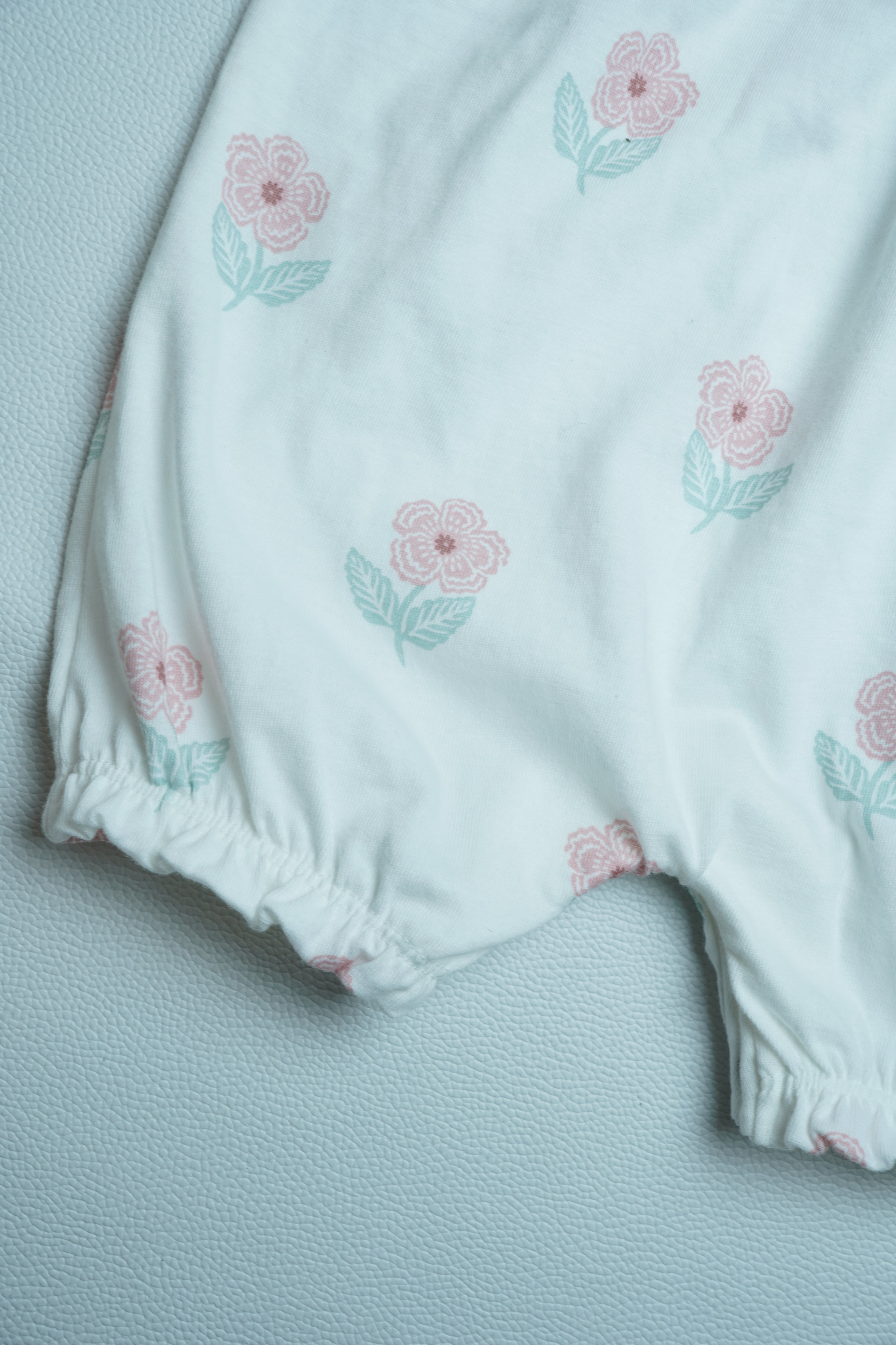 White Floral | Half Jumpsuit