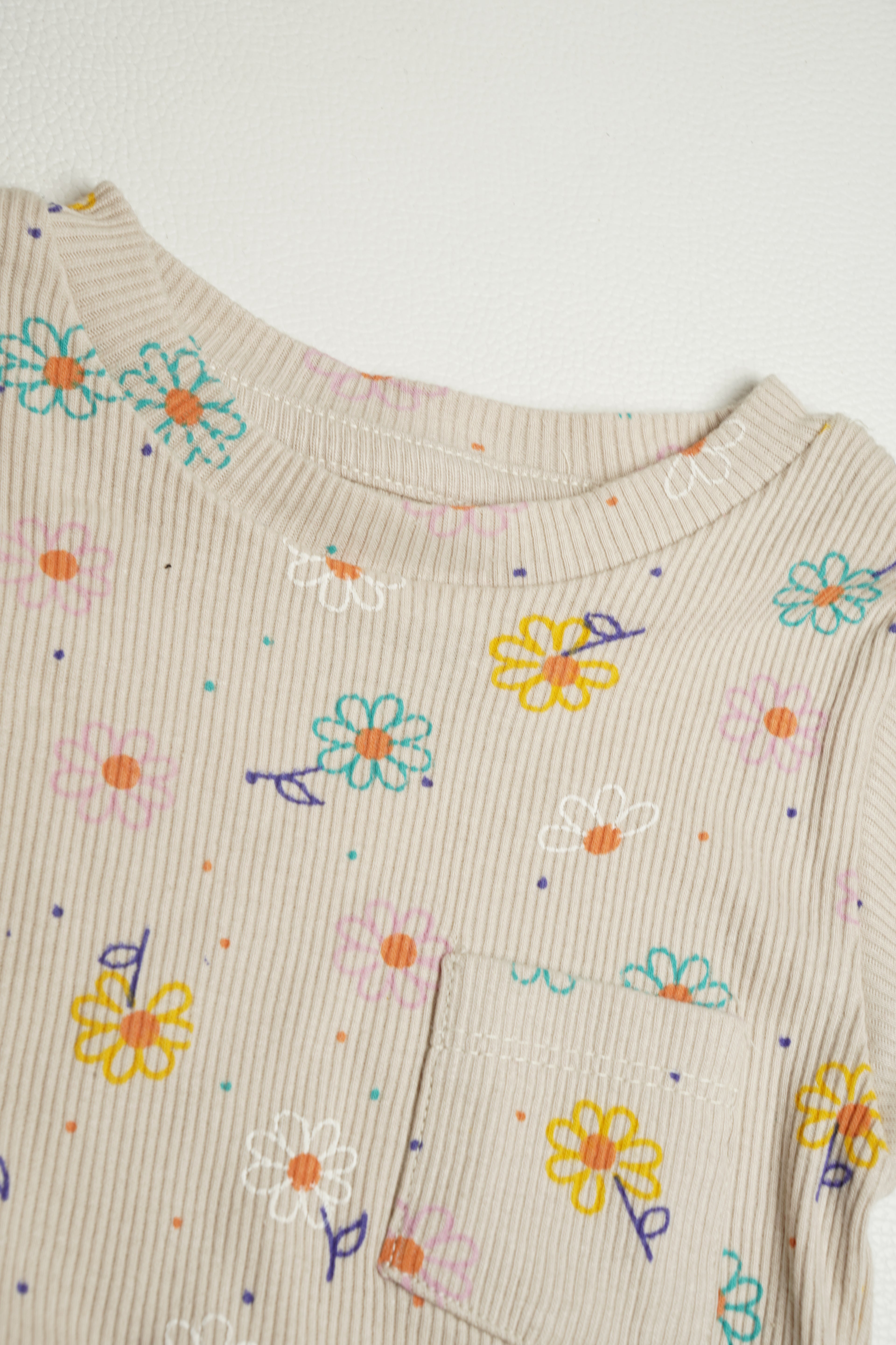 Ribbed Floral | Short set