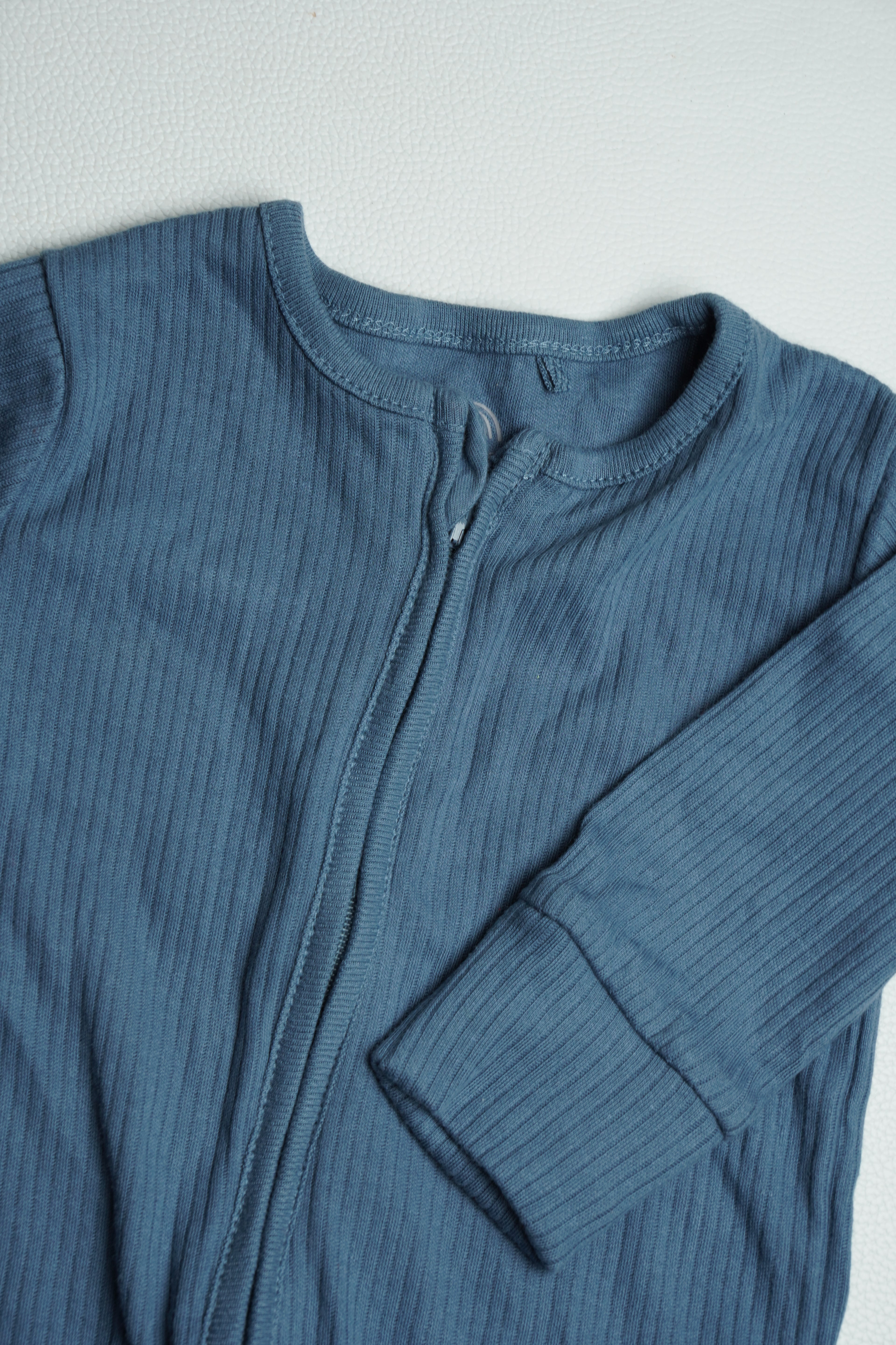 Blue Ribbed | Jumpsuit