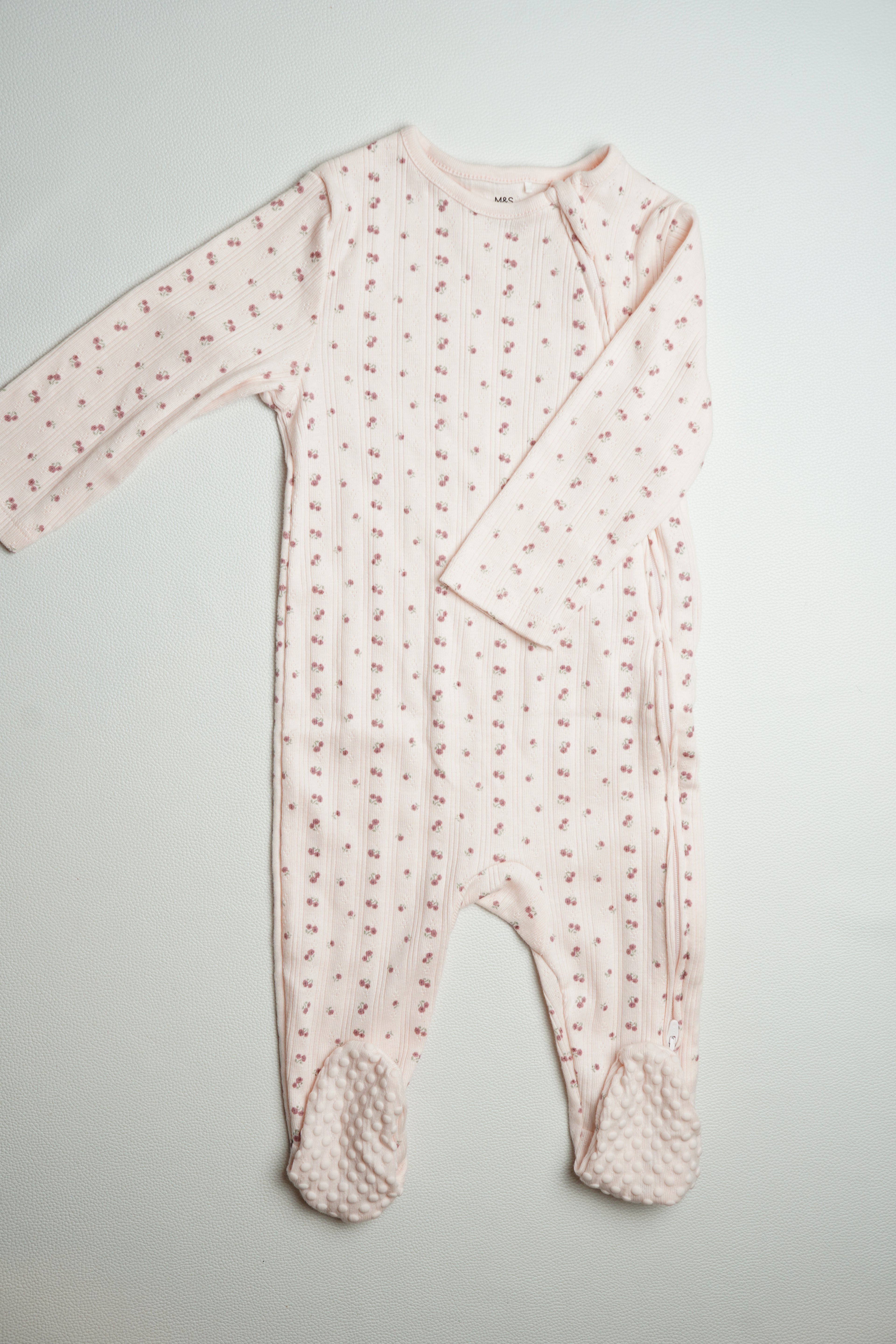 Pink Grip Foot | Jumpsuit