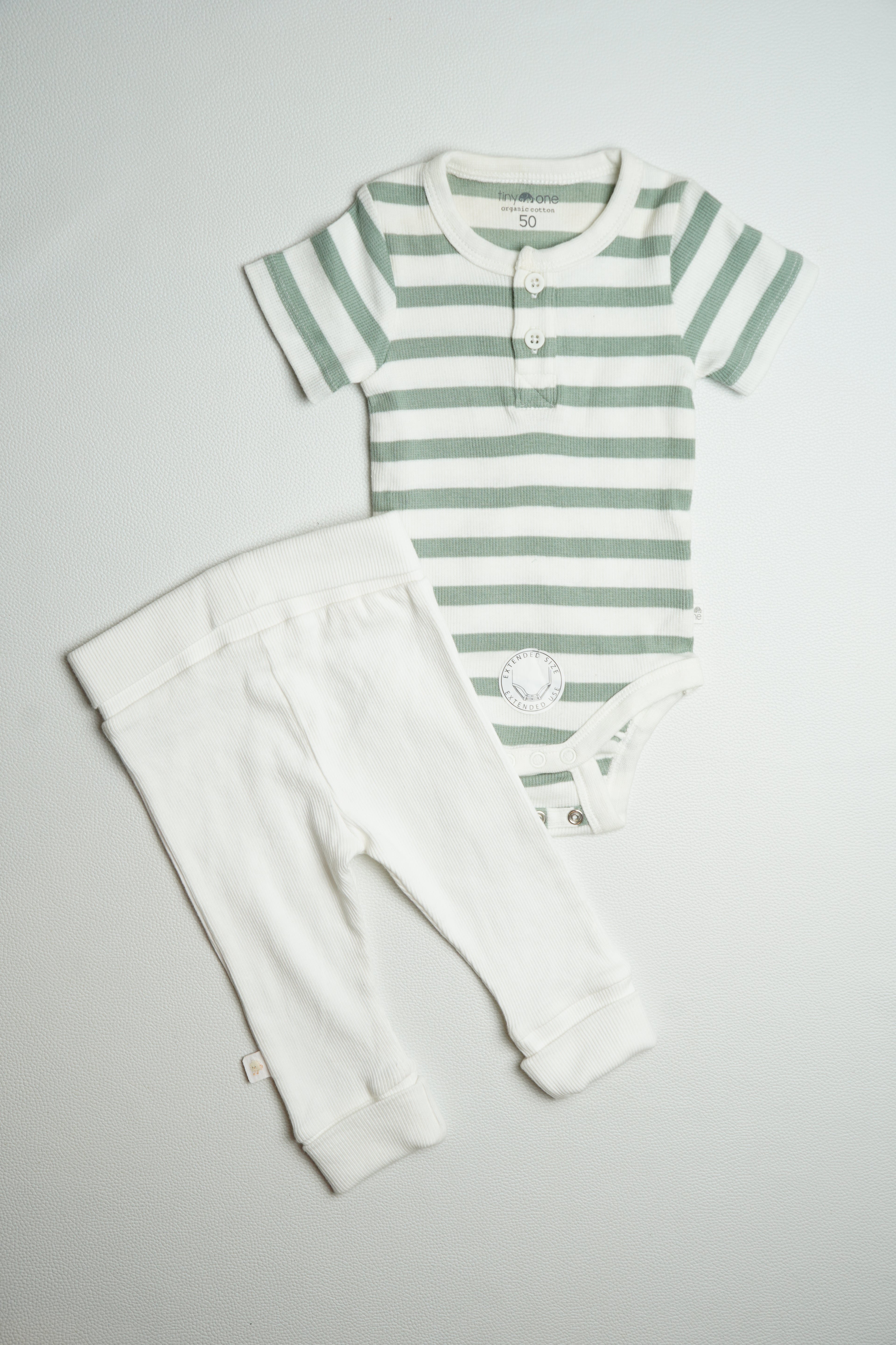 Green Stripes | Romper set