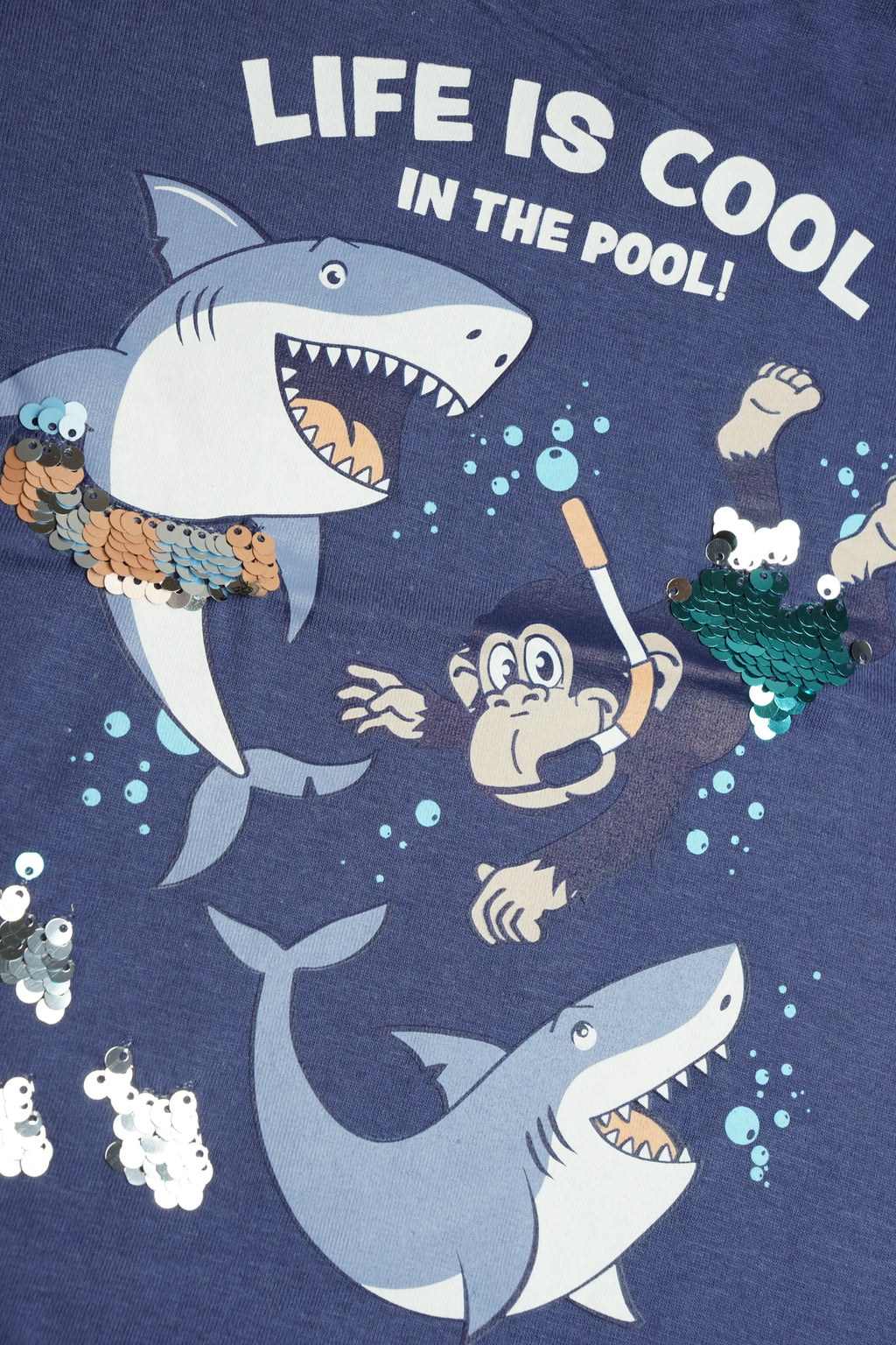SEQUIN SHARK | T-SHIRT