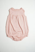 PEACH RIBBED | ONESIE