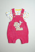 Teddy Hot Pink | Dungaree