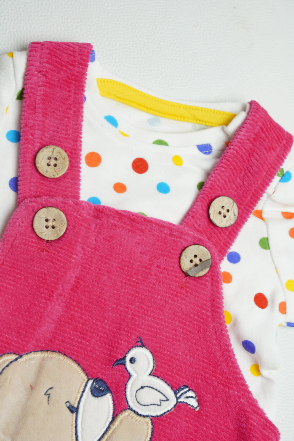 Teddy Hot Pink | Dungaree