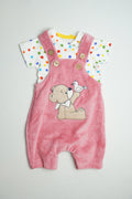 Teddy Pink | Dungaree