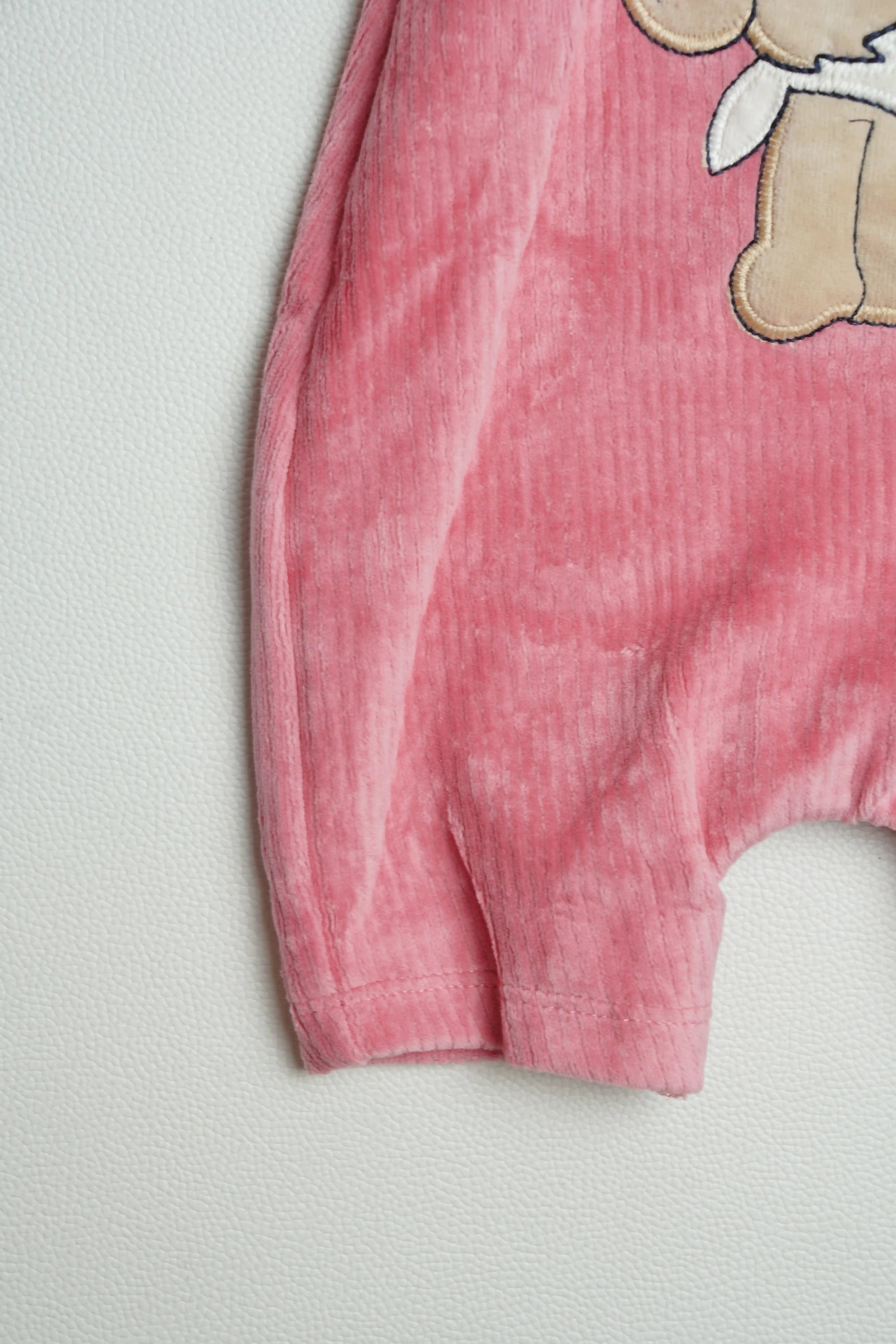 Teddy Pink | Dungaree