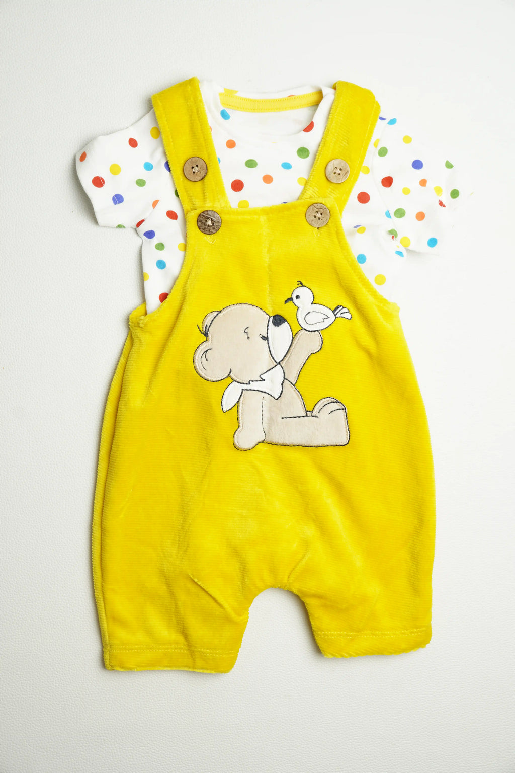Teddy Yellow | Dungaree