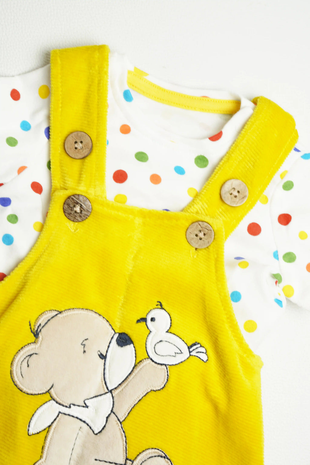 Teddy Yellow | Dungaree
