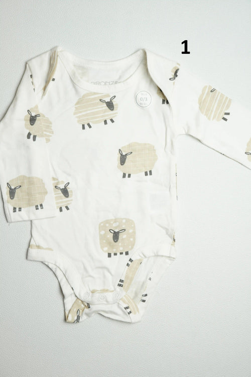 0-3 Months | Full Sleeve Onesie