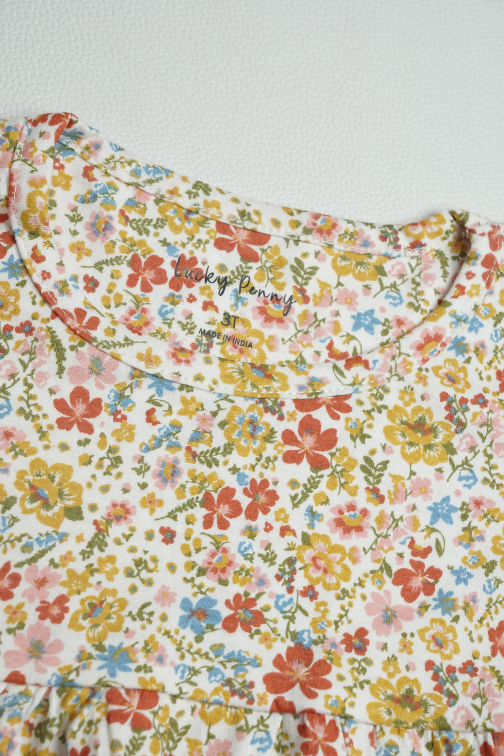 Floral Frill Sleeve | Peplum Tops